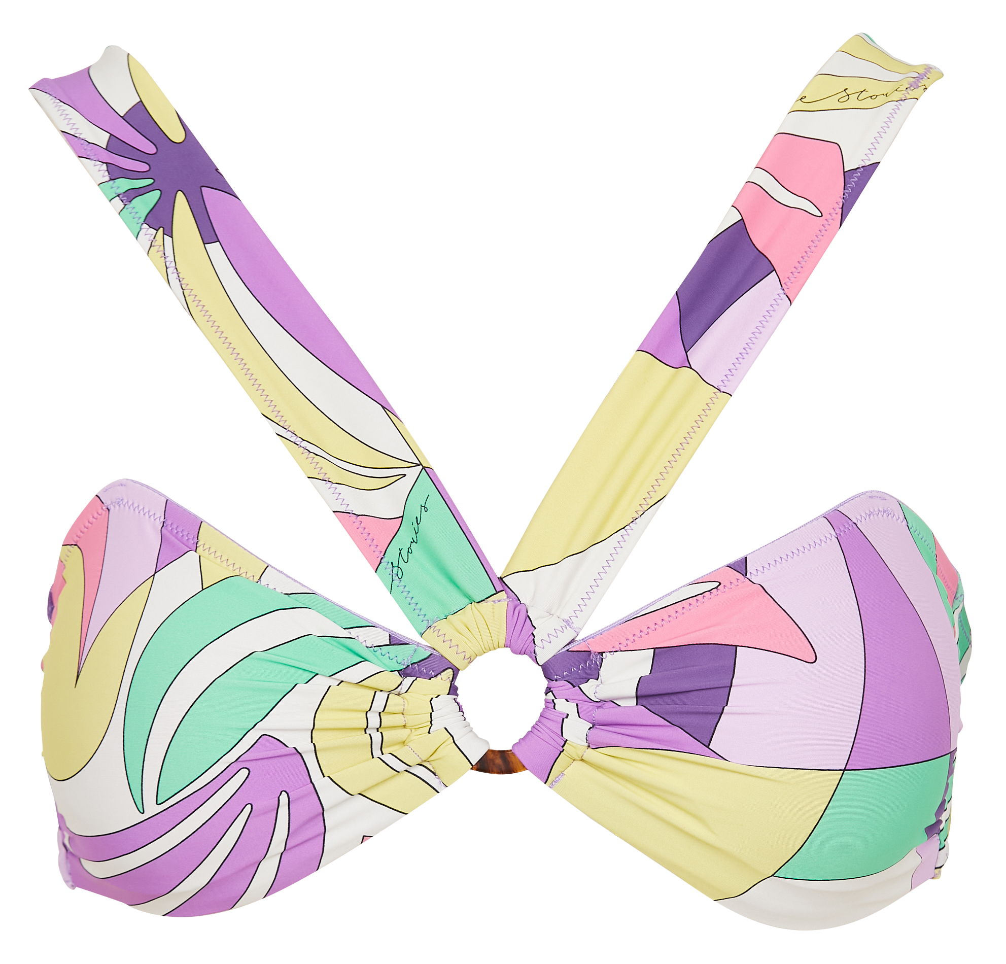 Bikinitop met print Violet