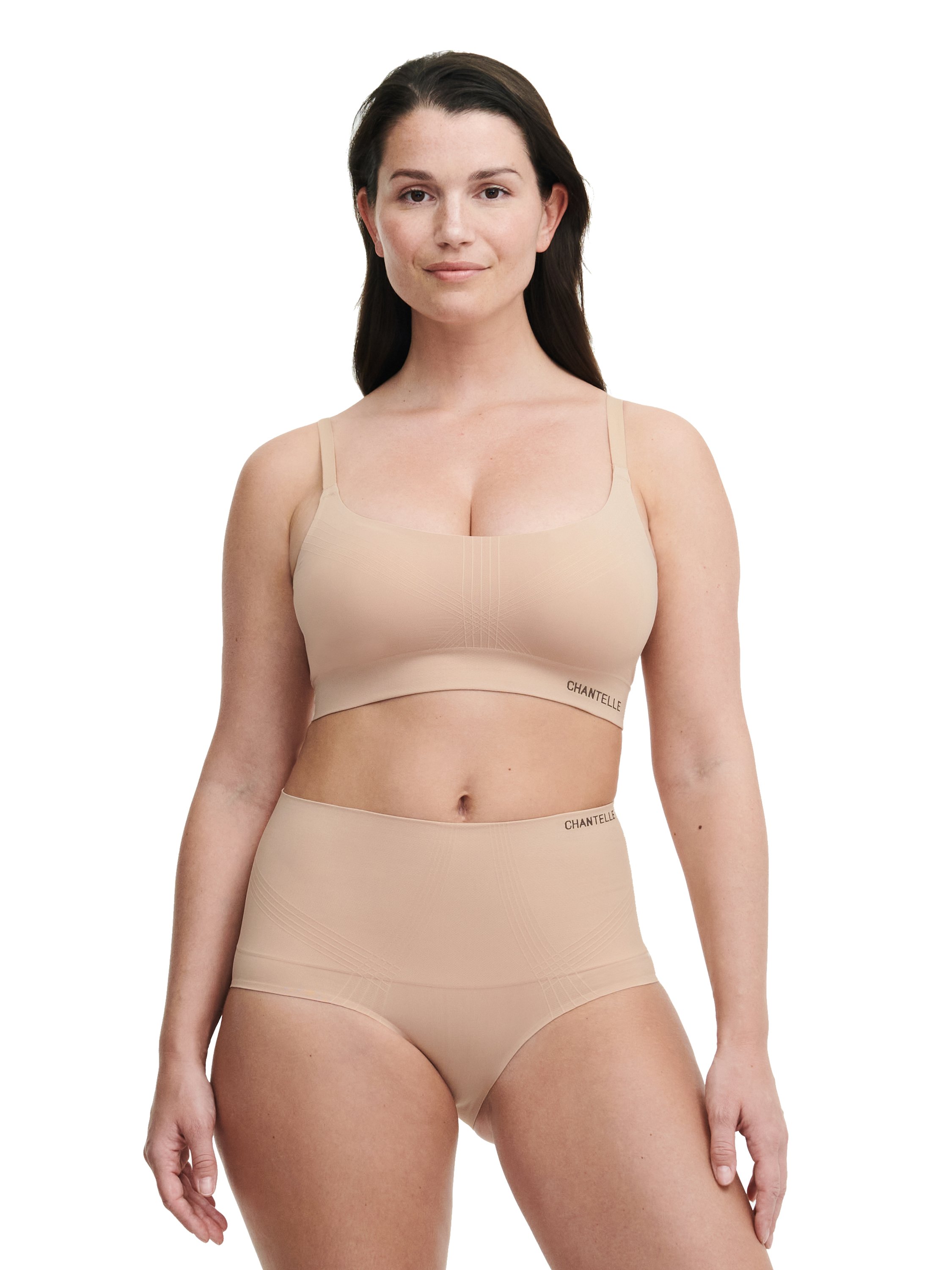 Supportive wireless shaping bra CHANTELLE Beige