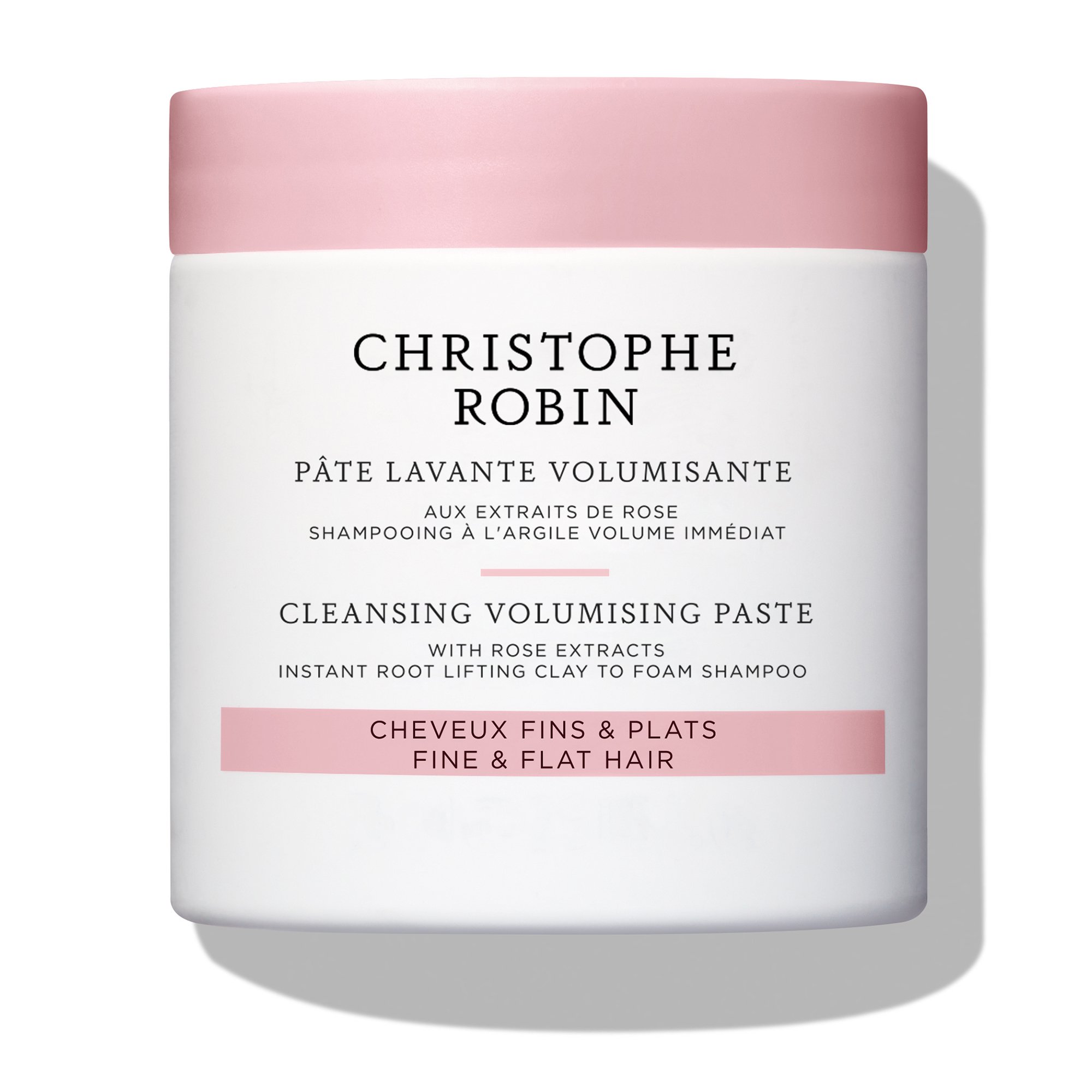 Pâte lavante volumisante aux extraits de rose CHRISTOPHE ROBIN No color