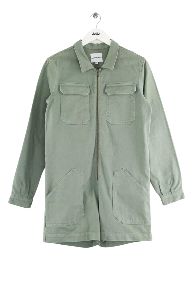 Combinaison en coton MODETROTTER - Seconde Main Vert