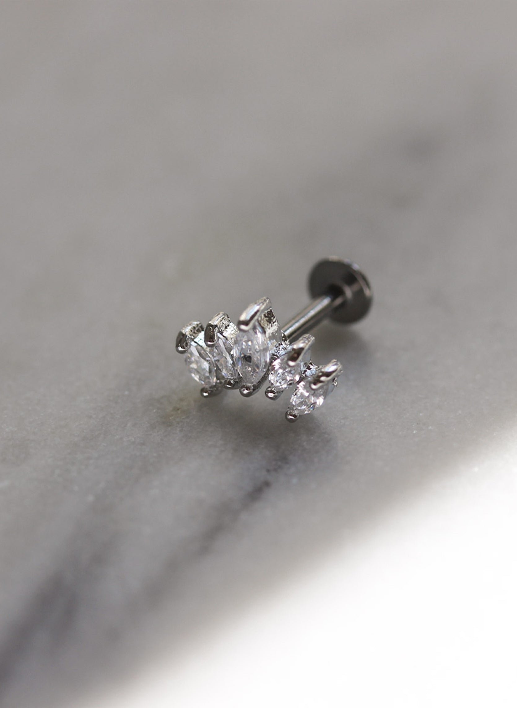 Piercing iva crown AEC Paris Silver