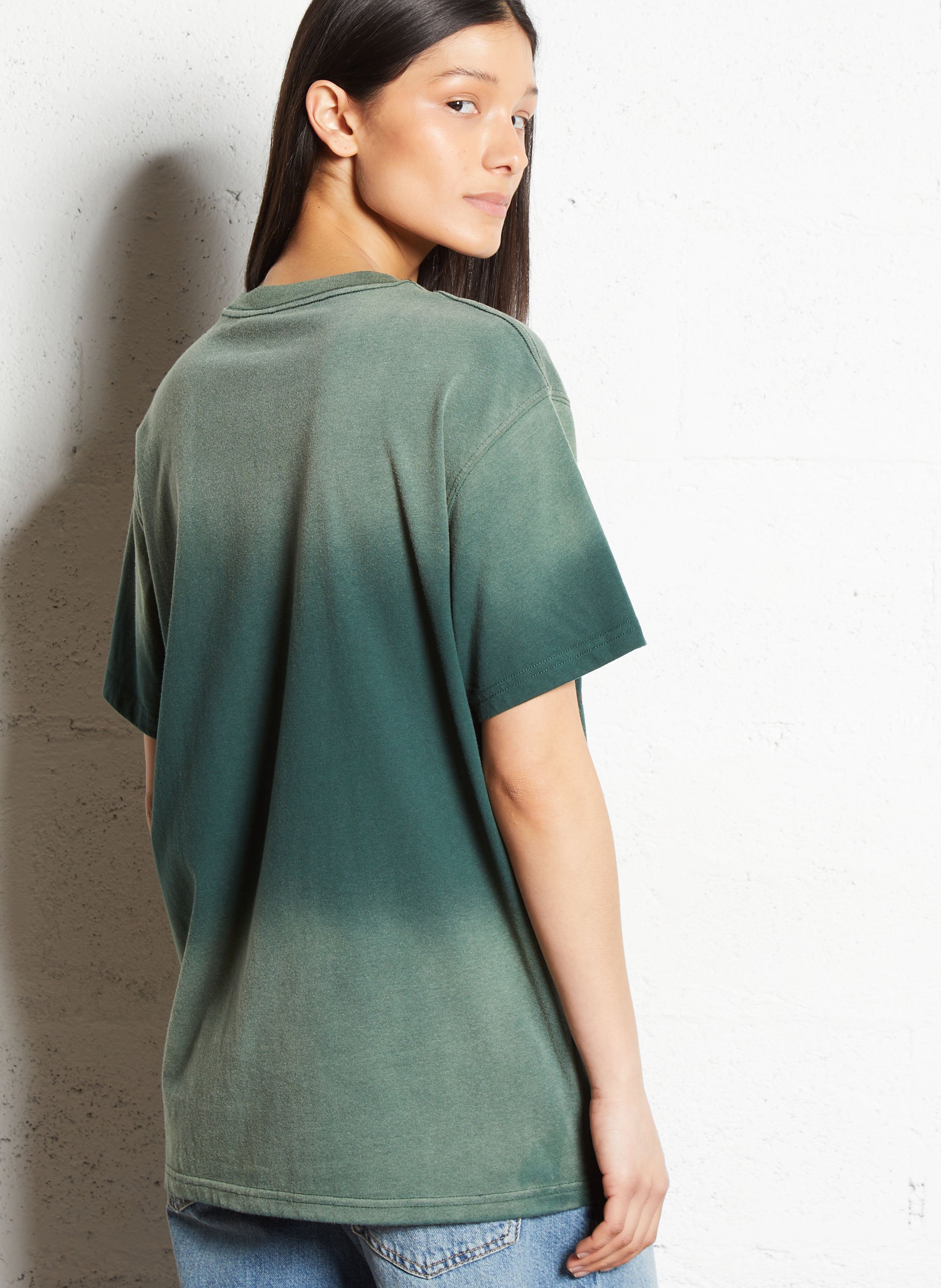 Camiliday round-neck sleeveless cotton top NEWTONE Green