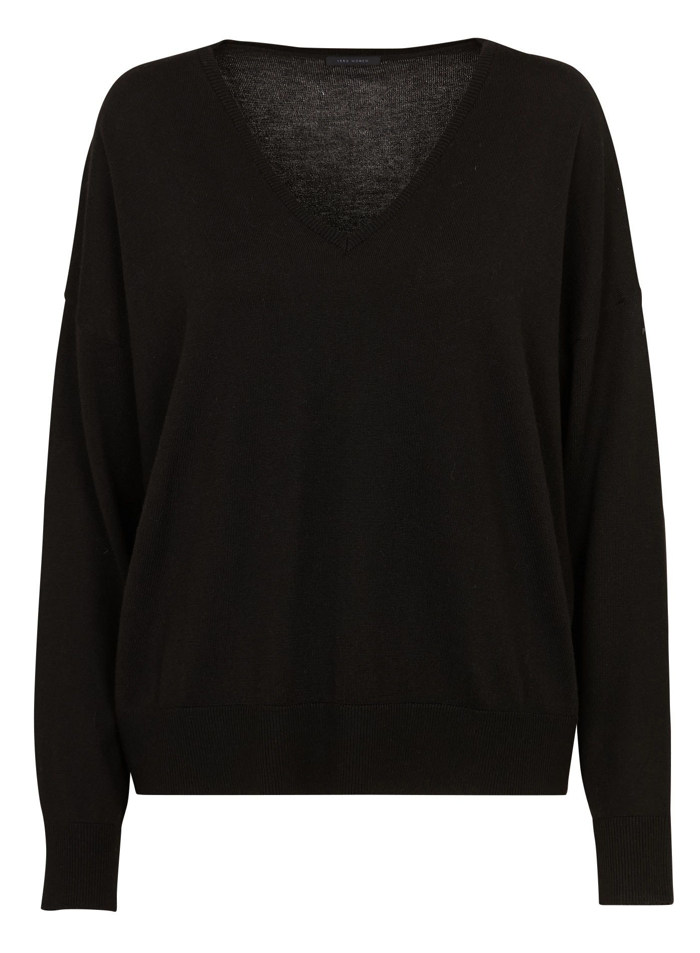 Pull ample uni manches longues IKKS Noir