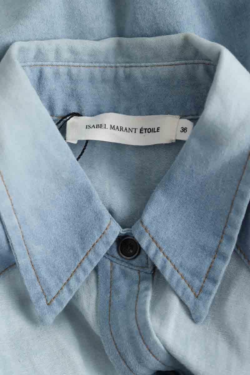 Cotton dress ISABEL MARANT ÉTOILE - SECONDE MAIN Blue