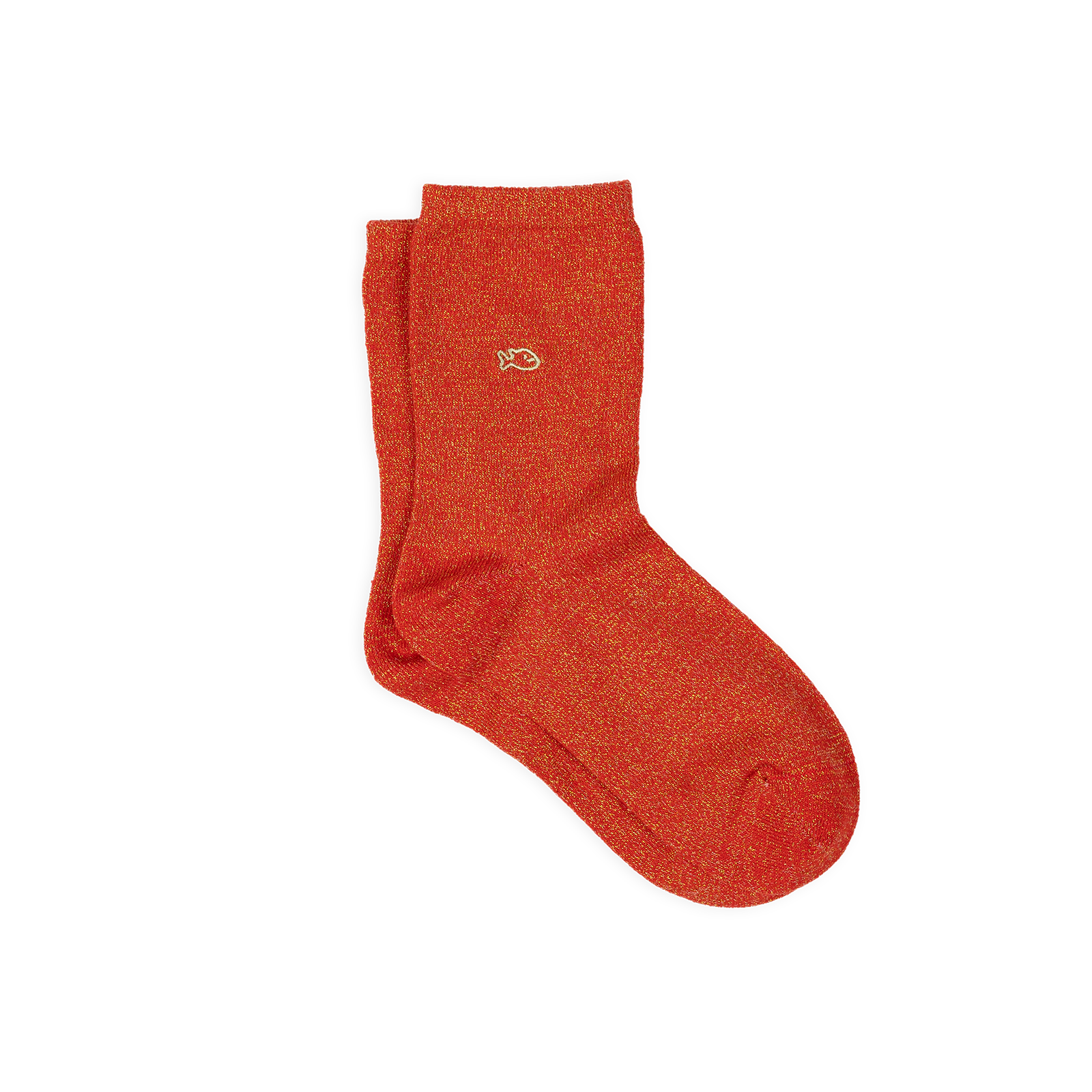 Solid Combed Cotton Glittery Socks BILLYBELT