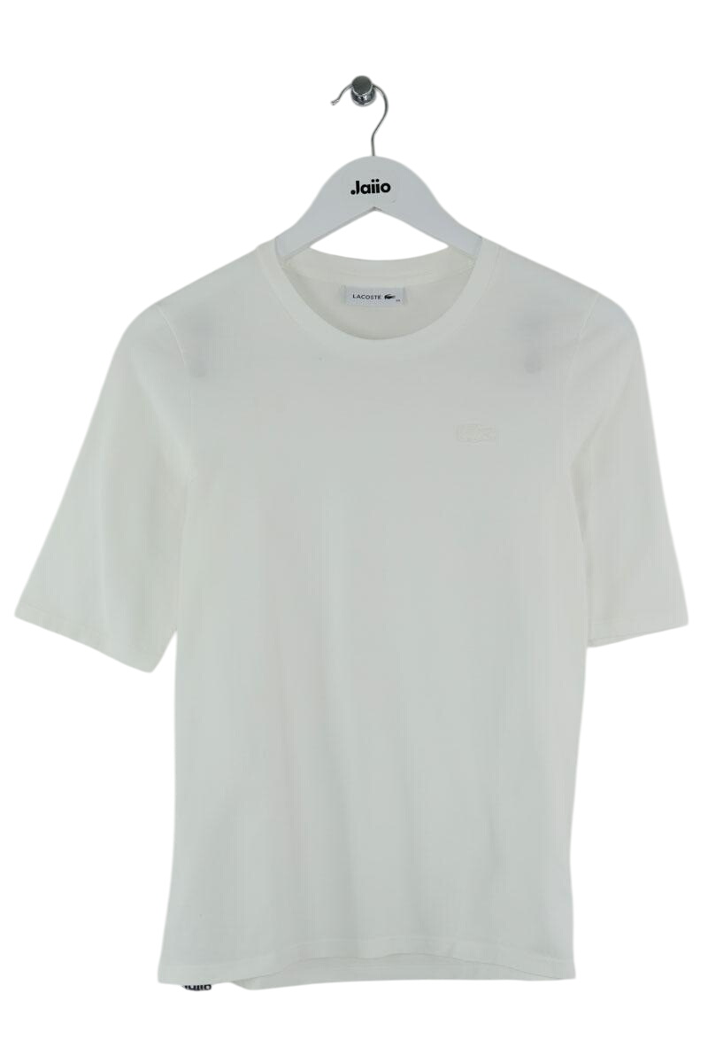 Cotton T-shirt LACOSTE - SECONDE MAIN White