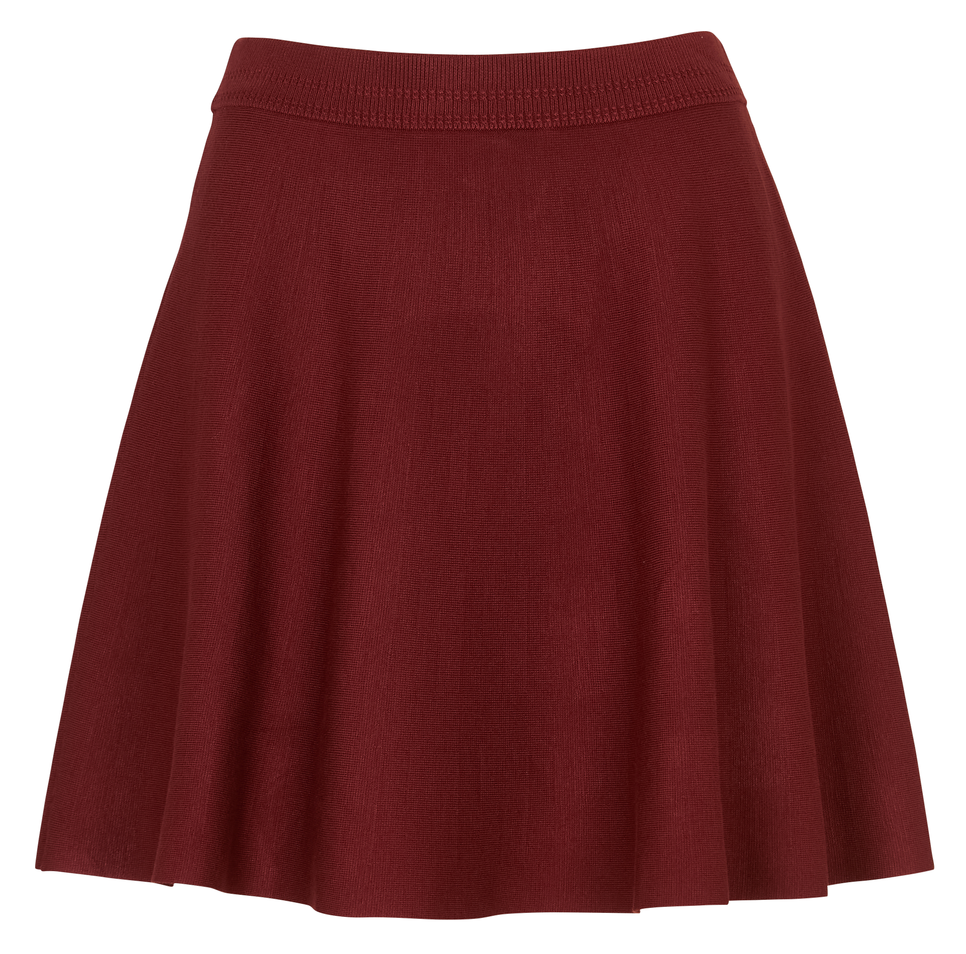 Knitted flared skirt PETITE MENDIGOTE Brown