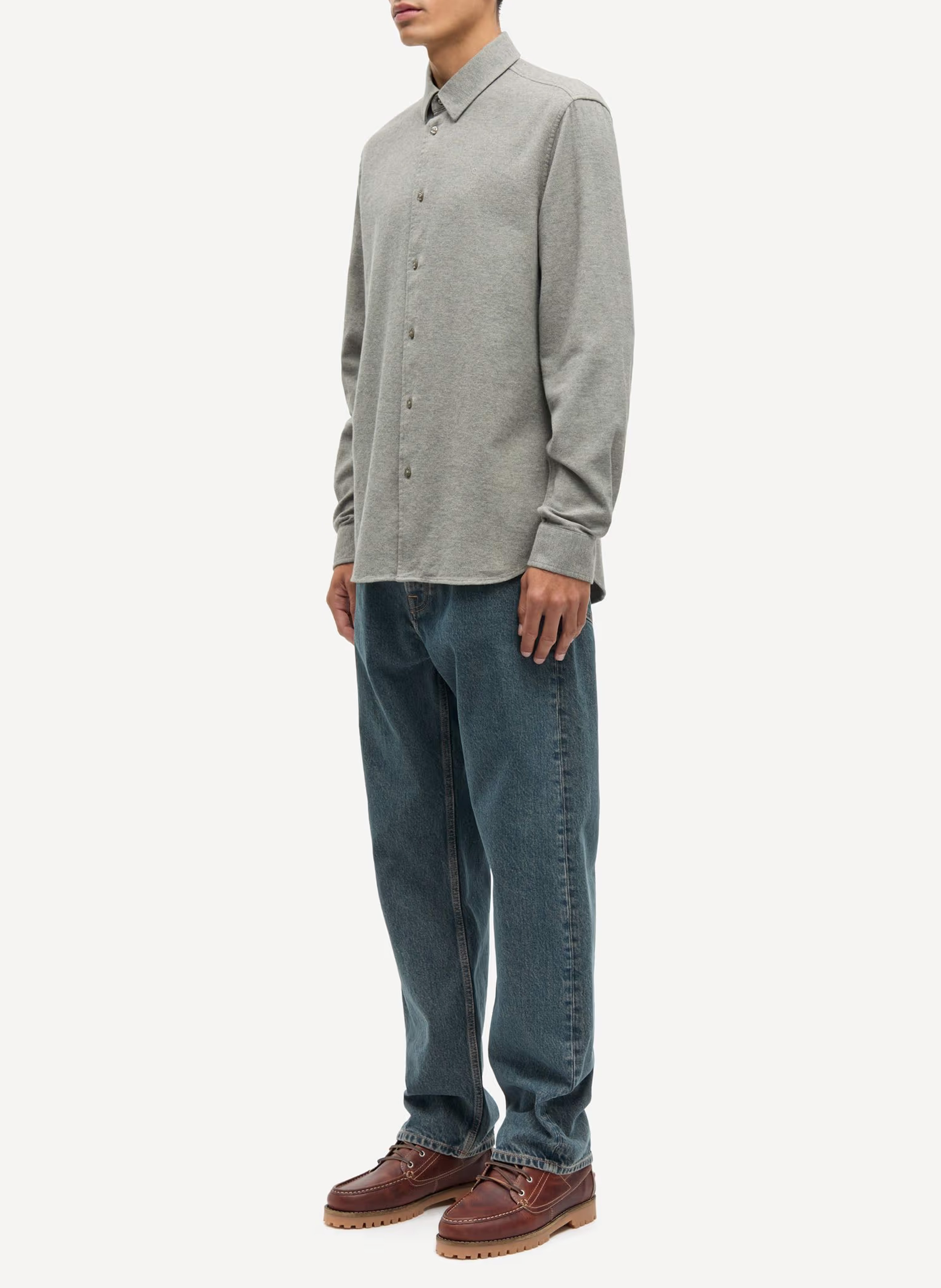 - Straight-leg jeans
- 5 pockets
- Straight cut
- Faded effect SAMSOE SAMSOE Blue