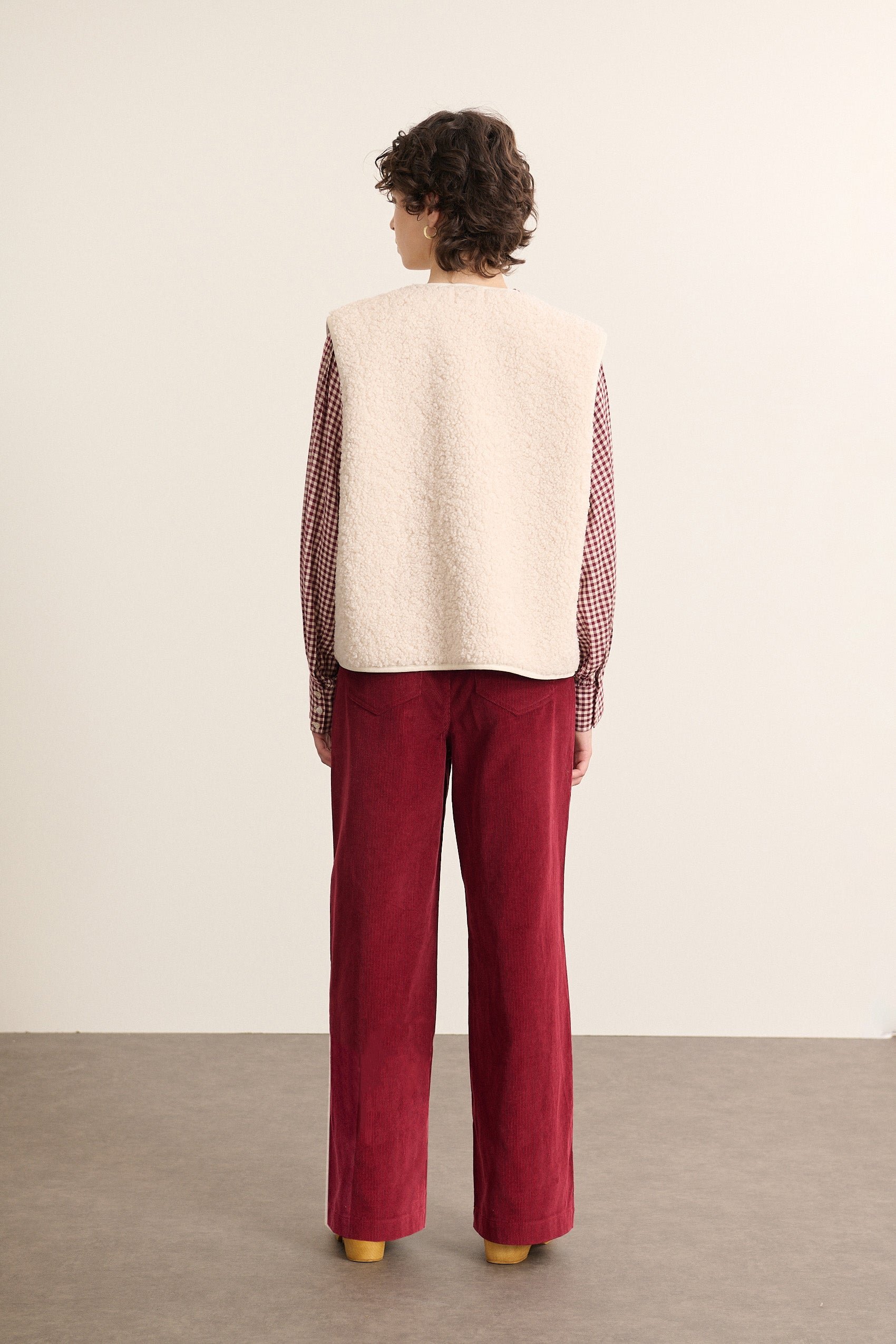 Sleeveless jacket GARANCE PARIS White