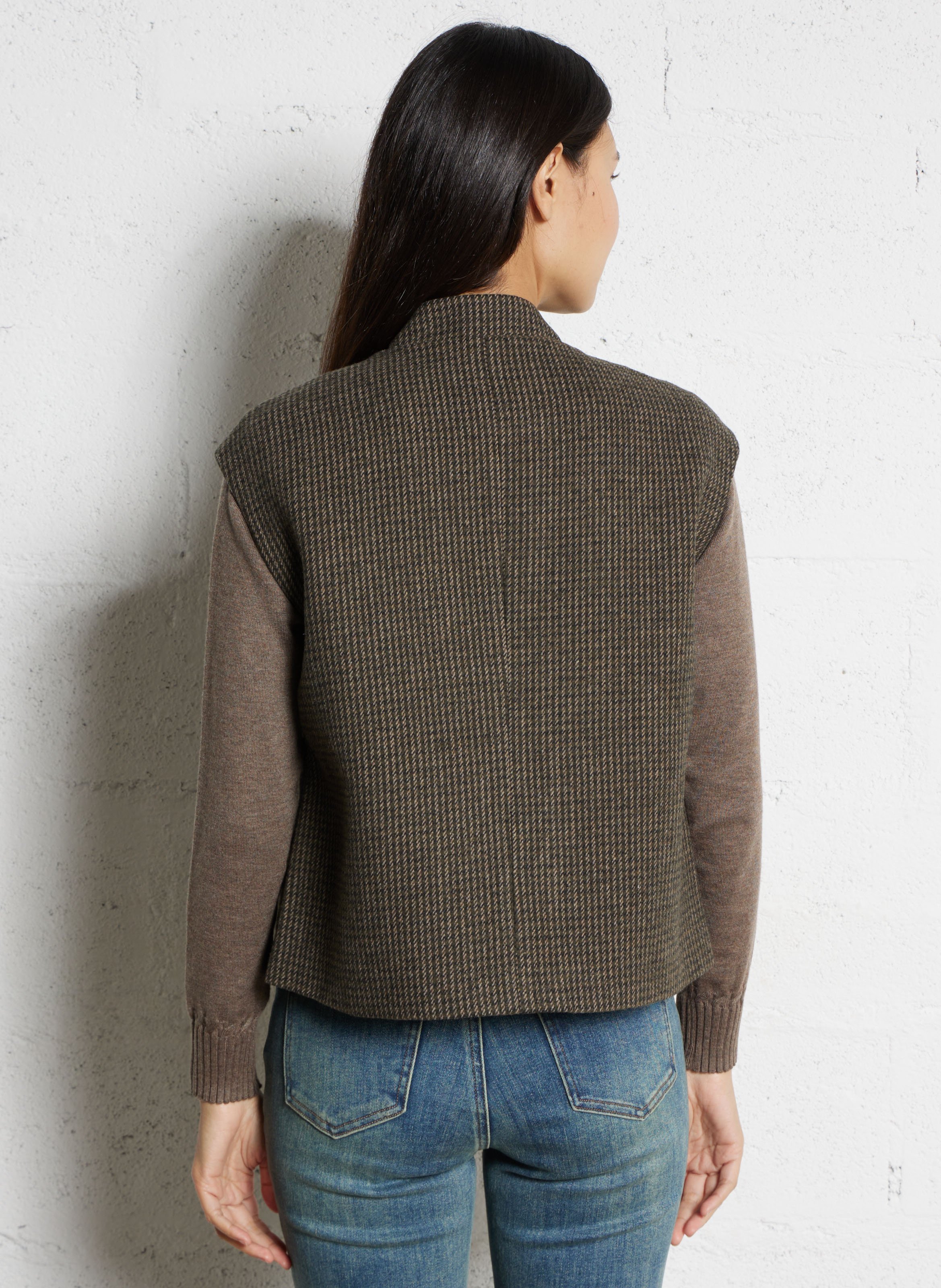 Veste sans manches imprimée LA PETITE ETOILE Vert