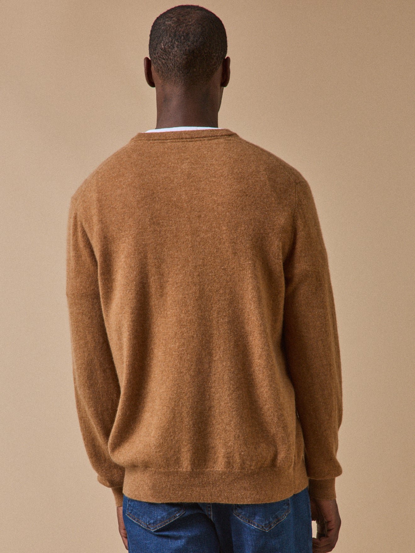 Pull col rond  - collection cachemire CYRILLUS Brown