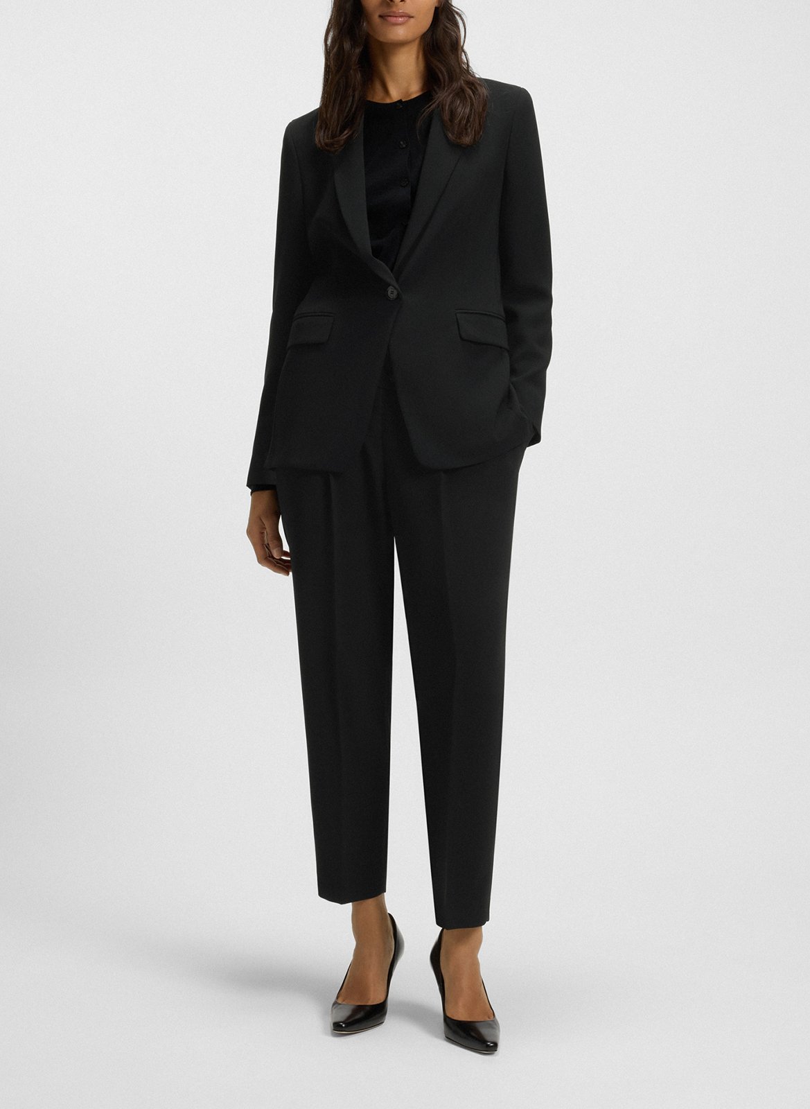 Veste de tailleur ajustée  BOSS Noir