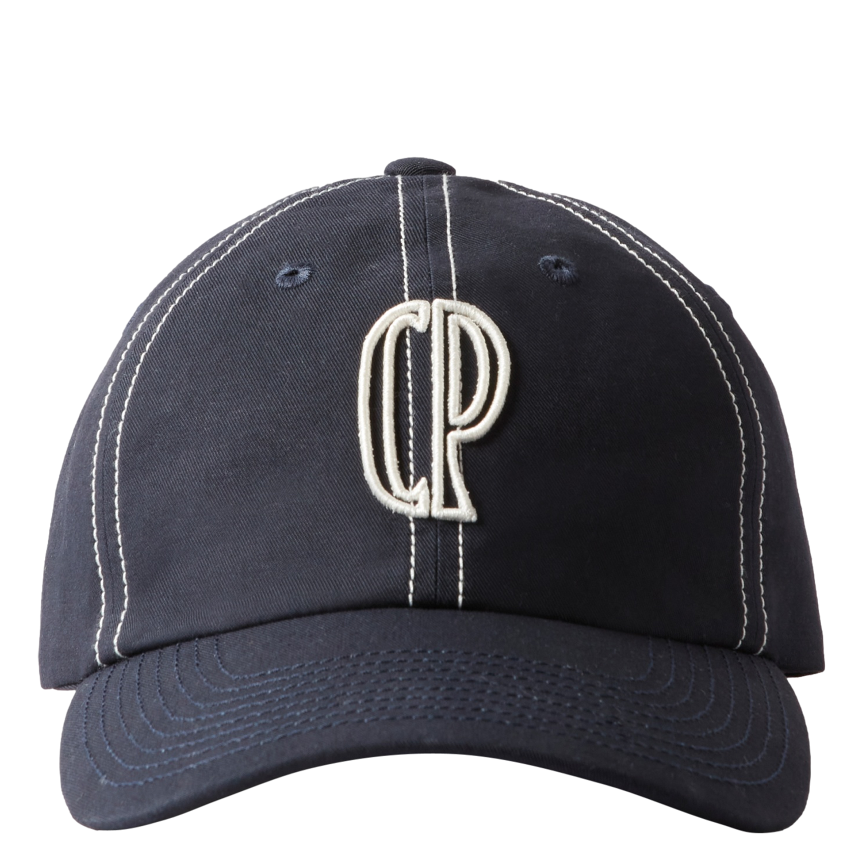 Verstellbare bestickte Mütze Blau