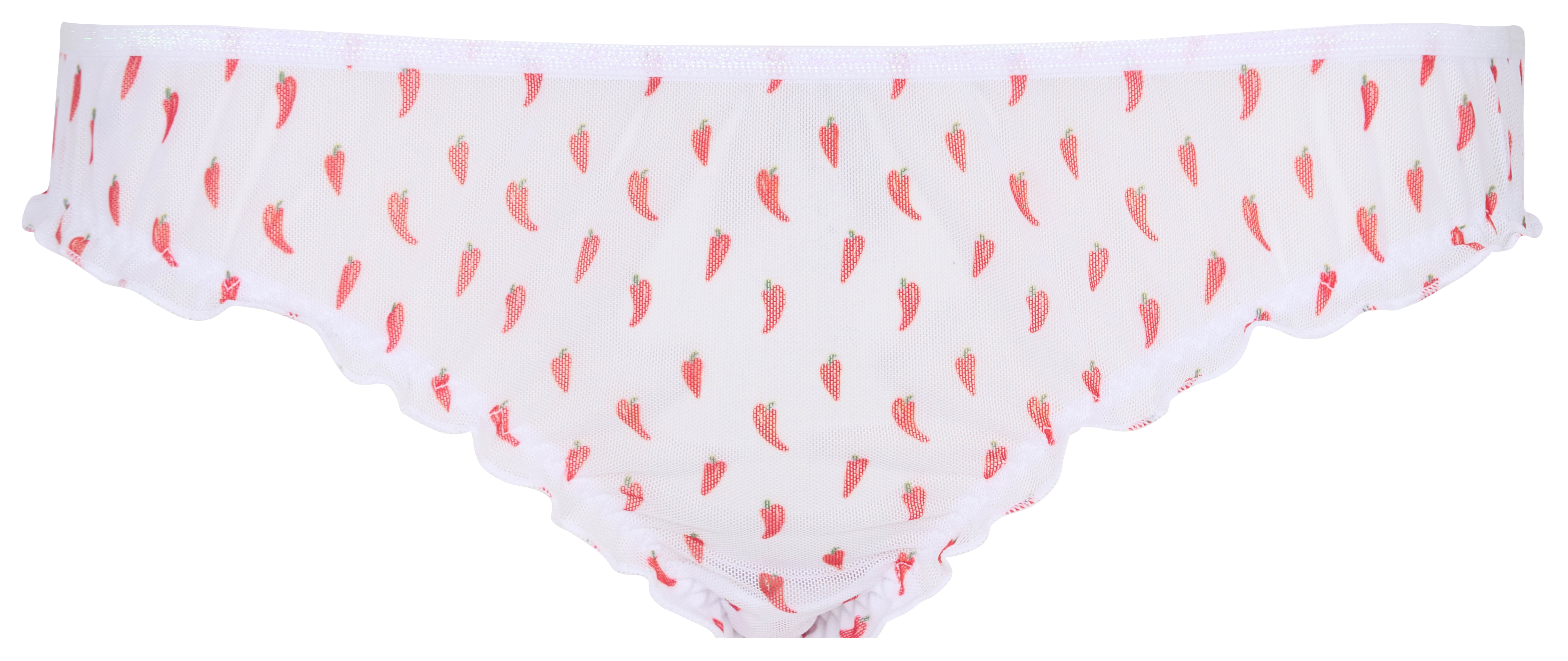 Culotte imprimée LA NOUVELLE Blanc