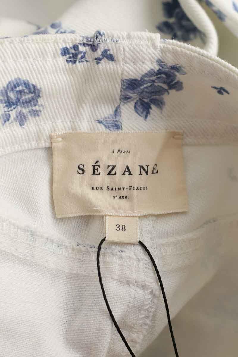 - Straight-leg jeans
- 5 pockets
- Straight cut
- Faded effect SEZANE - Seconde main White