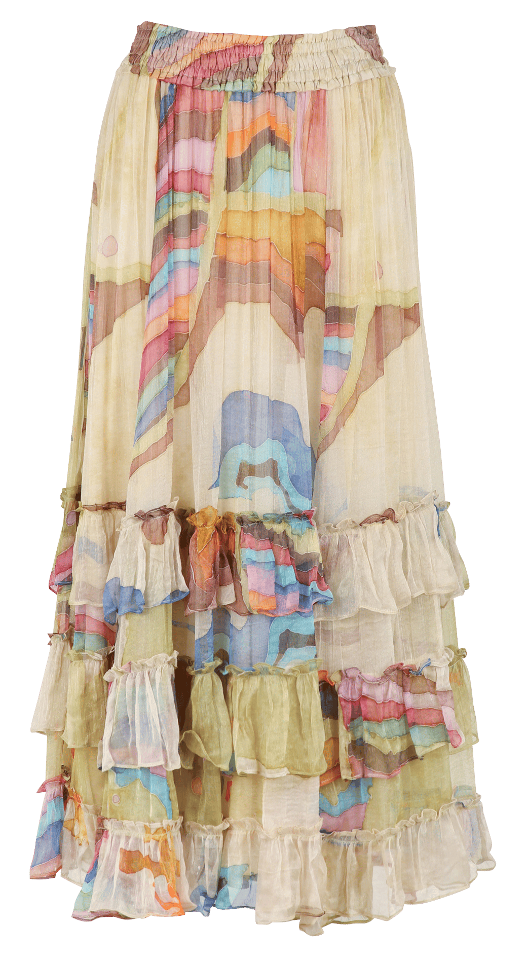 Ausgestellter Maxirock MES DEMOISELLES Mehrfarbig