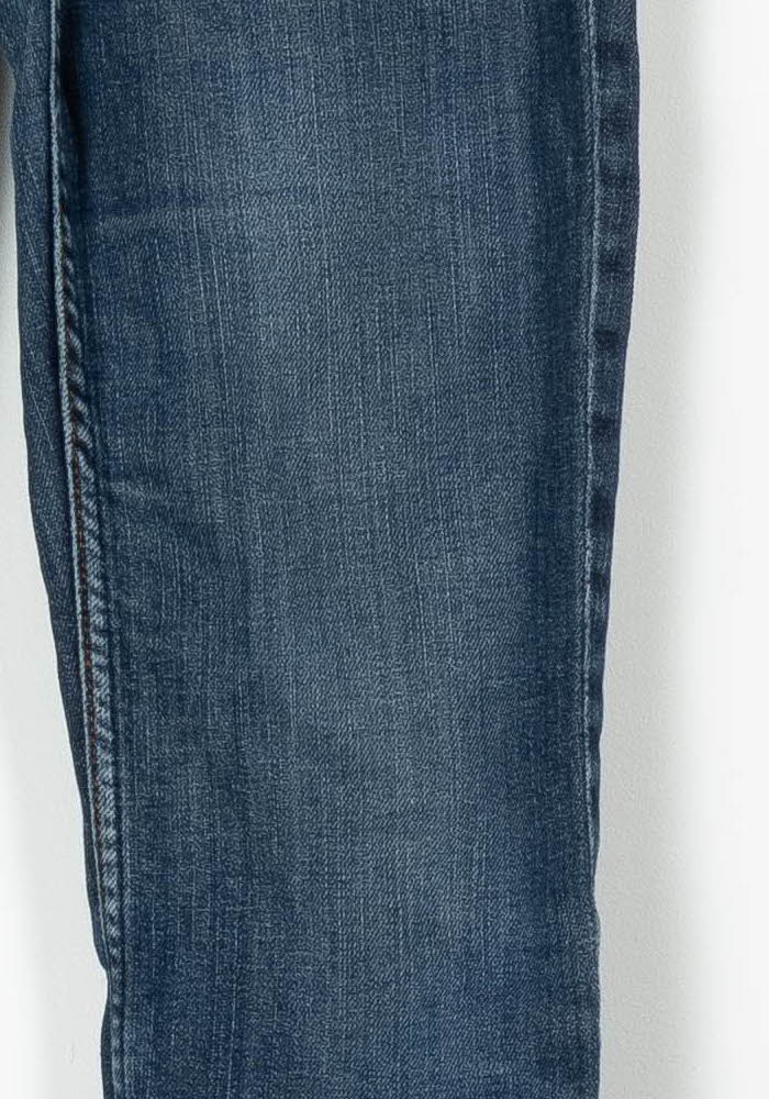 Cropped slim jeans with studs ACNE STUDIOS - Seconde Main Blue