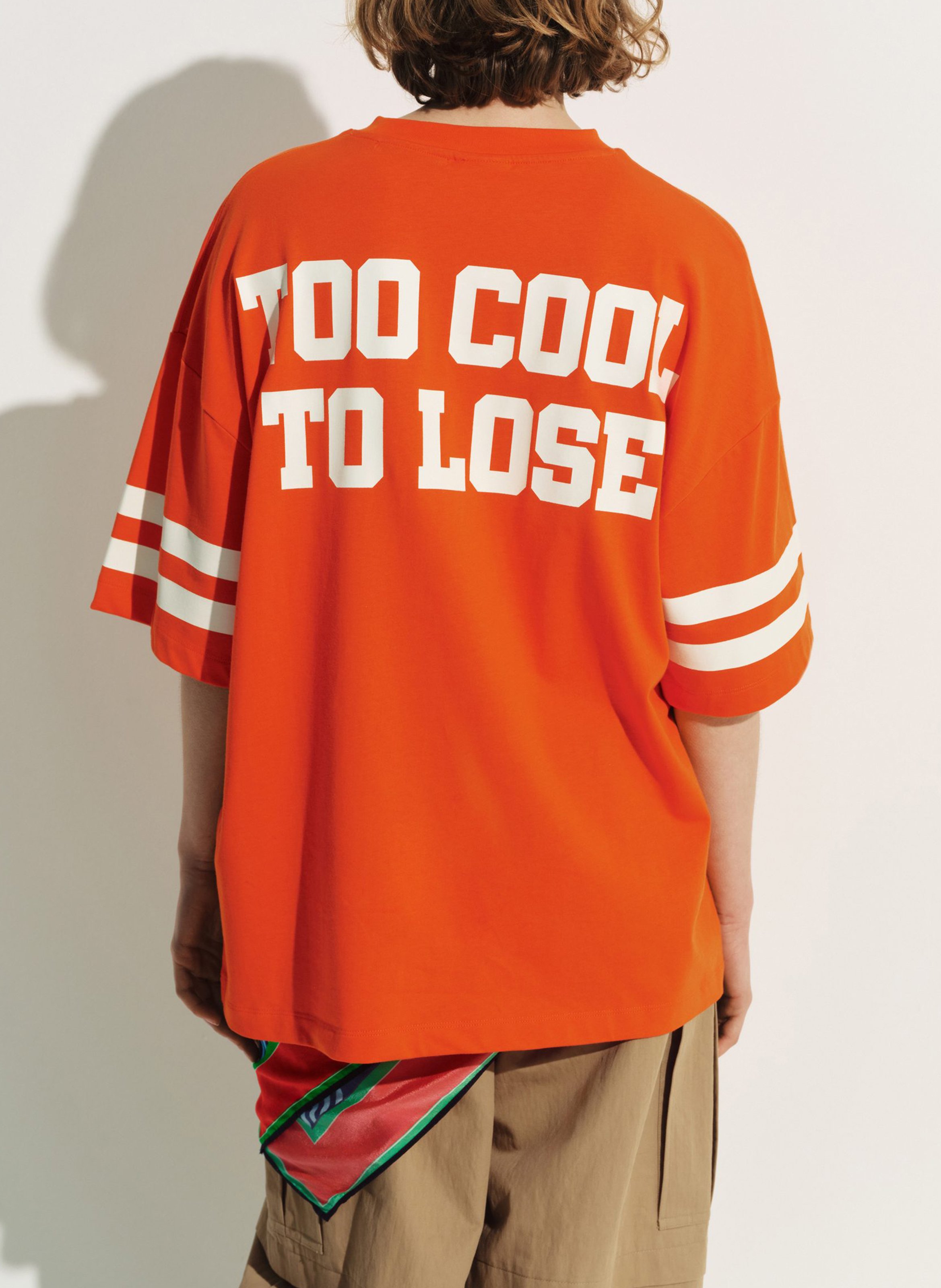 Camiliday round-neck sleeveless cotton top ESSENTIEL ANTWERP Orange