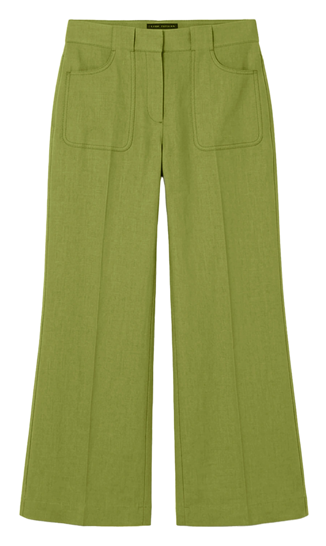 Pantalon évasé uni taille haute TARA JARMON