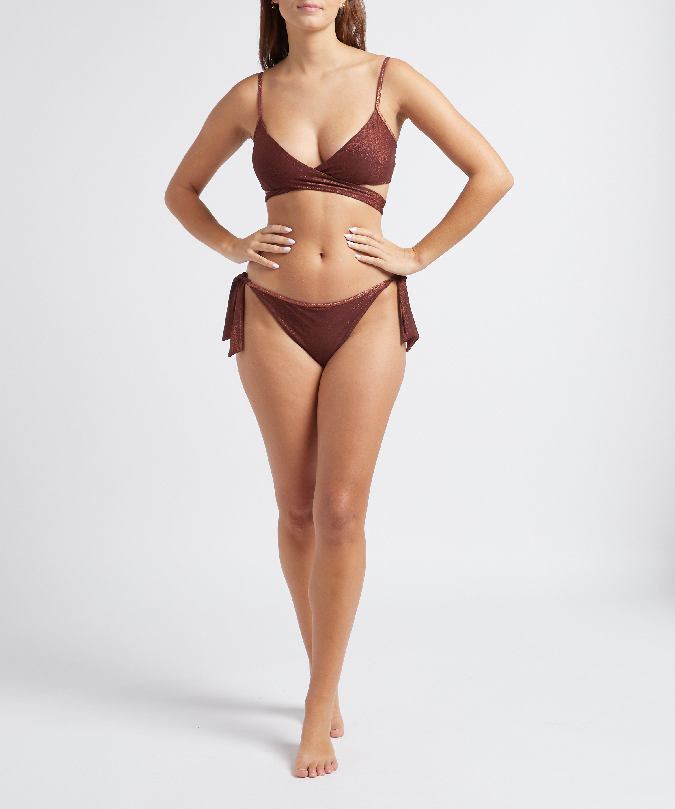 Tanga mit Pailletten LA NOUVELLE Golden