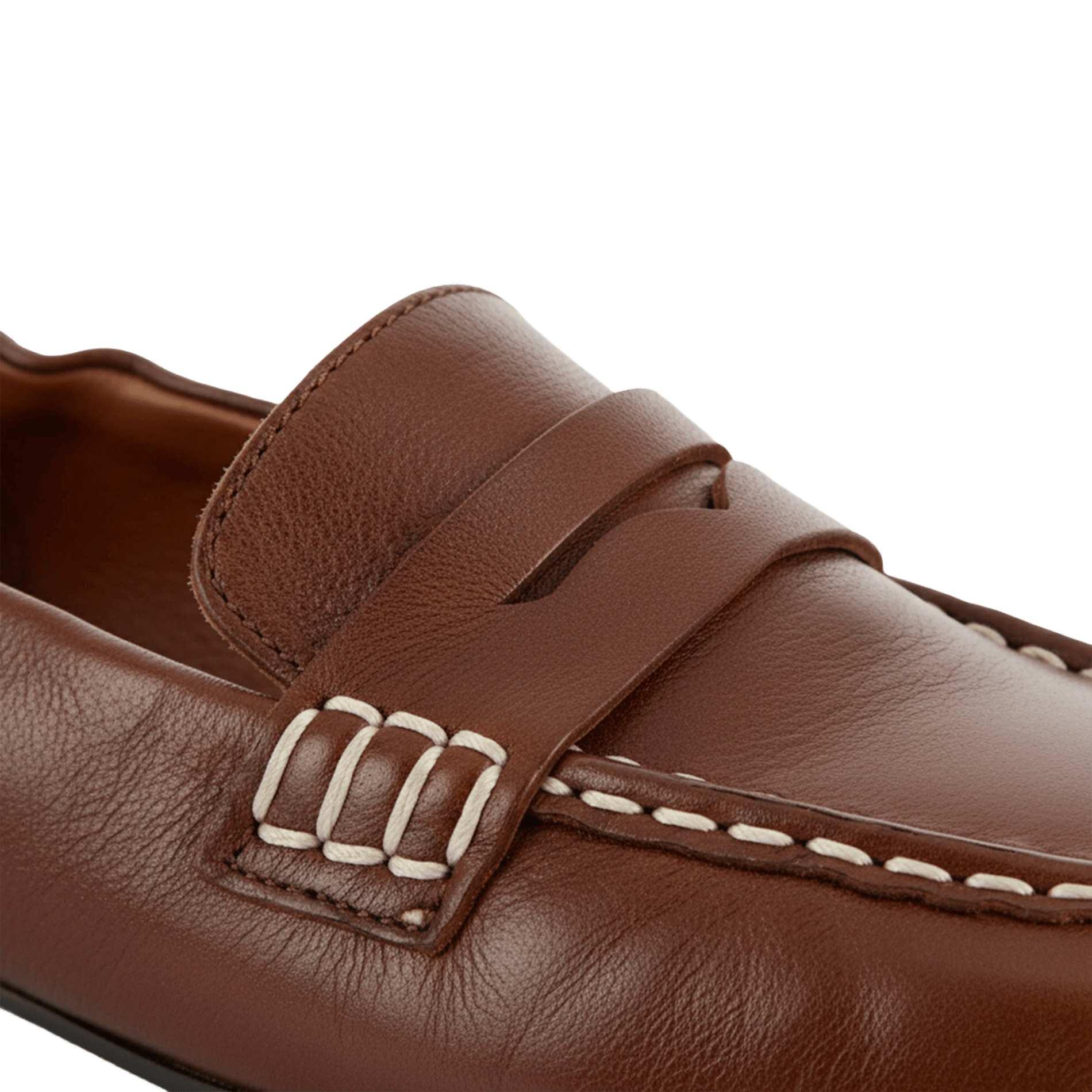 Mocassins en cuir JONAK Marron