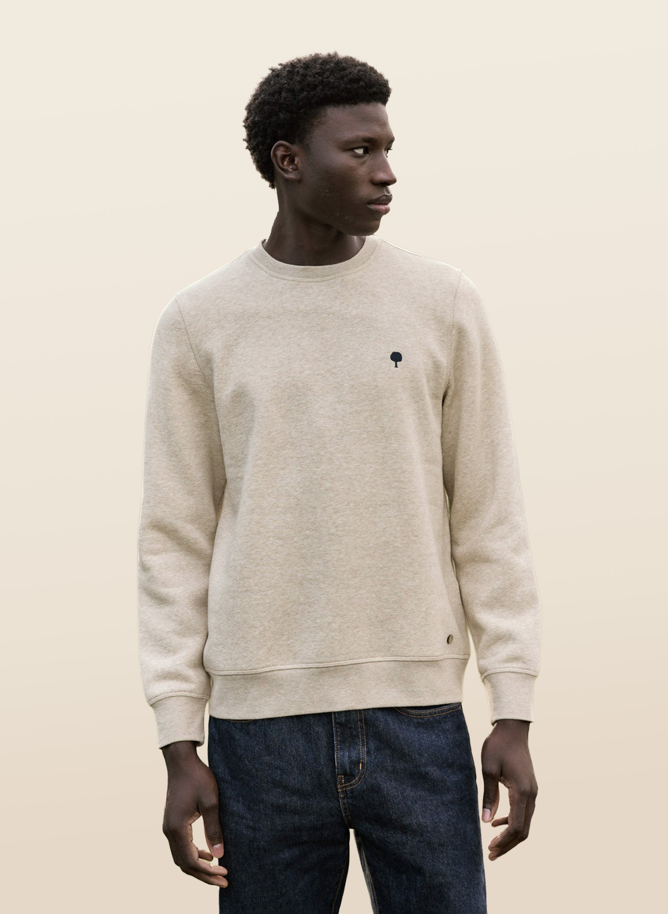 Gerade geschnittenes Sweatshirt aus Baumwoll-Mix FAGUO