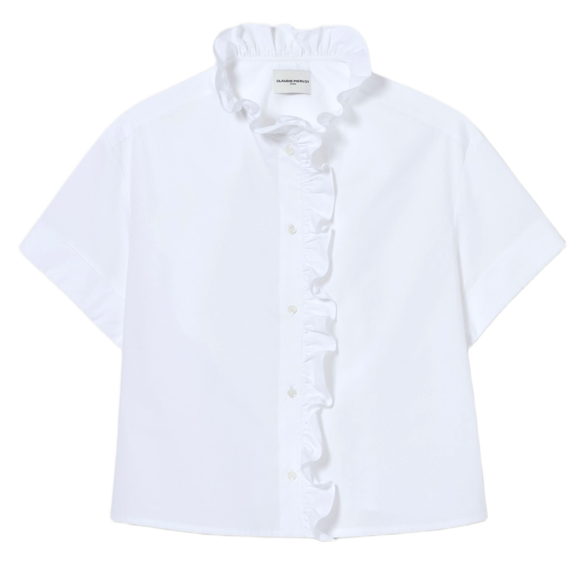 Chemise ample en coton CLAUDIE PIERLOT Blanc