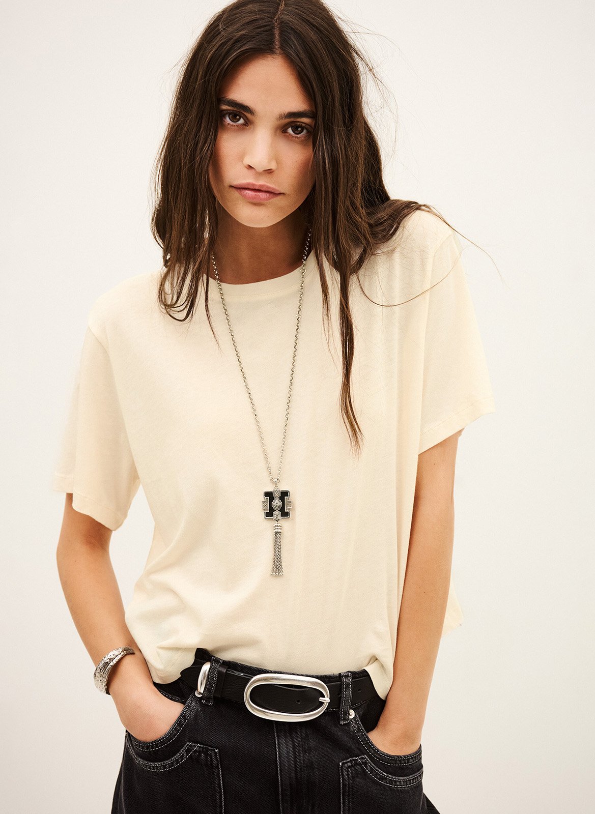 Bedrucktes T-Shirt BA&SH