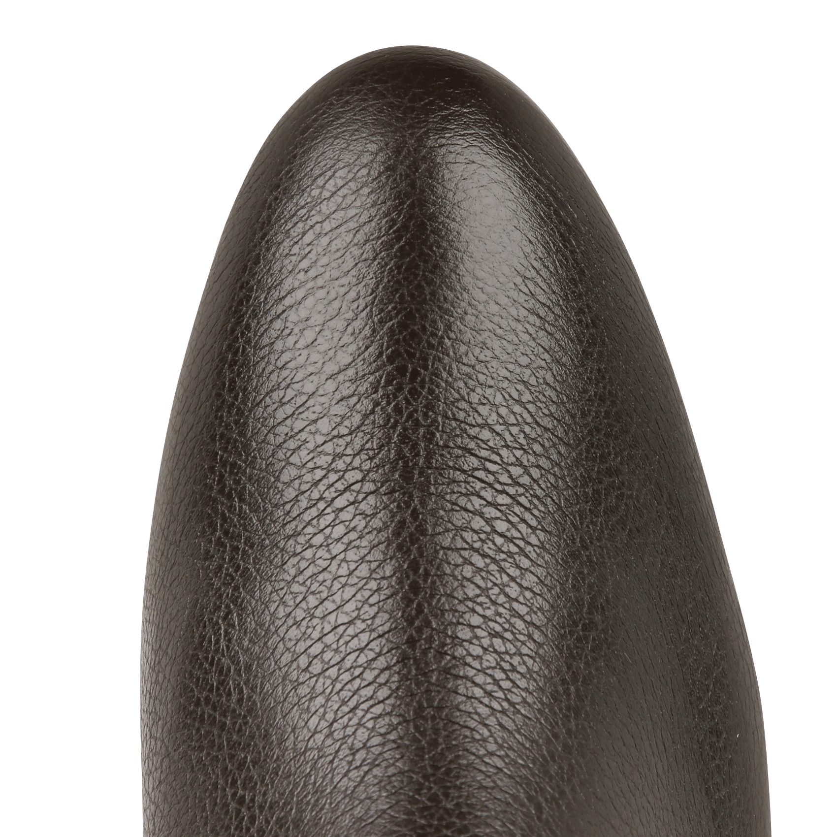 Bottines à talons en cuir grainé ANONYMOUS COPENHAGEN Marron