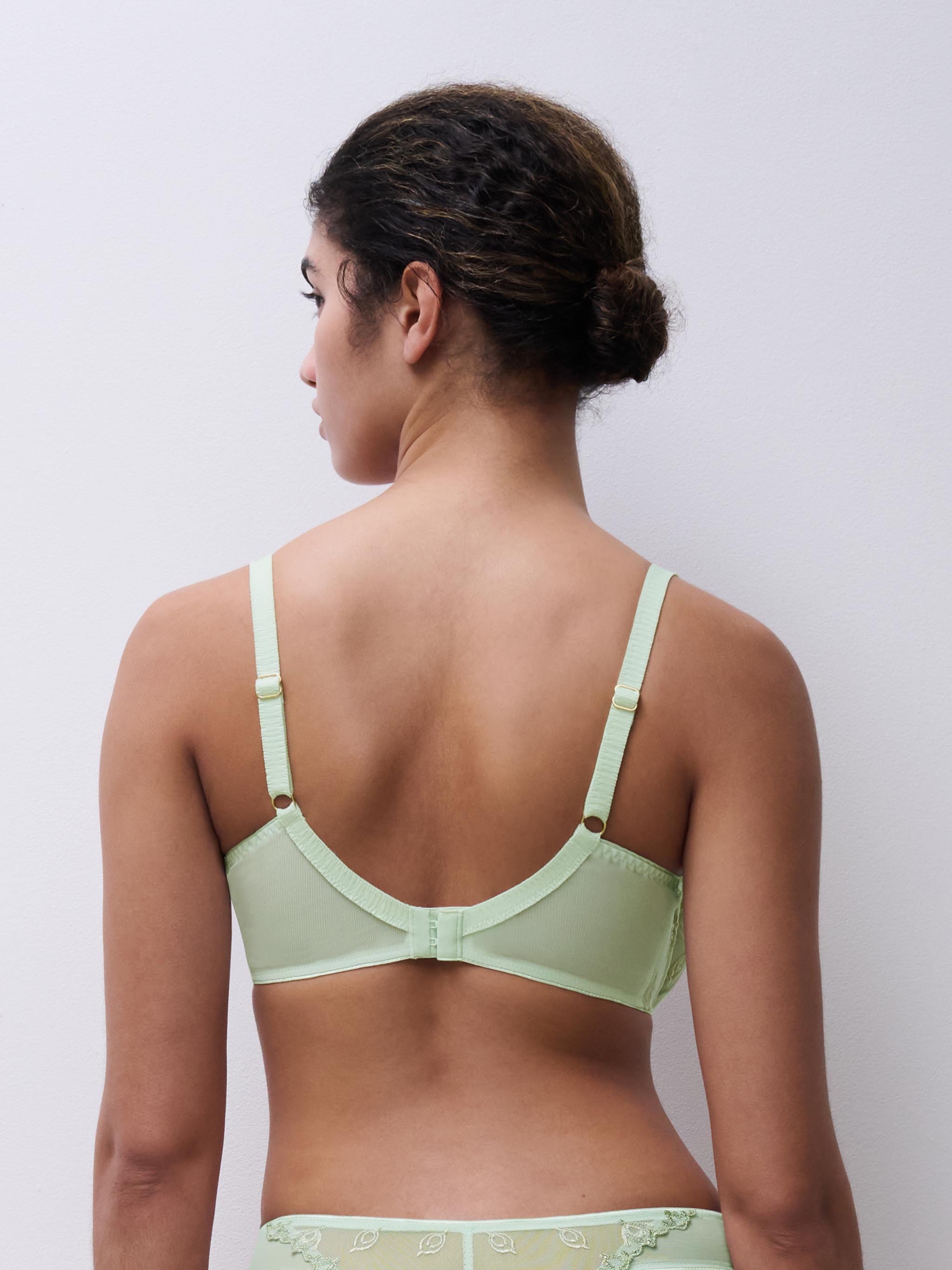 Soutien-gorge emboîtant broderie italienne CHANTELLE Vert