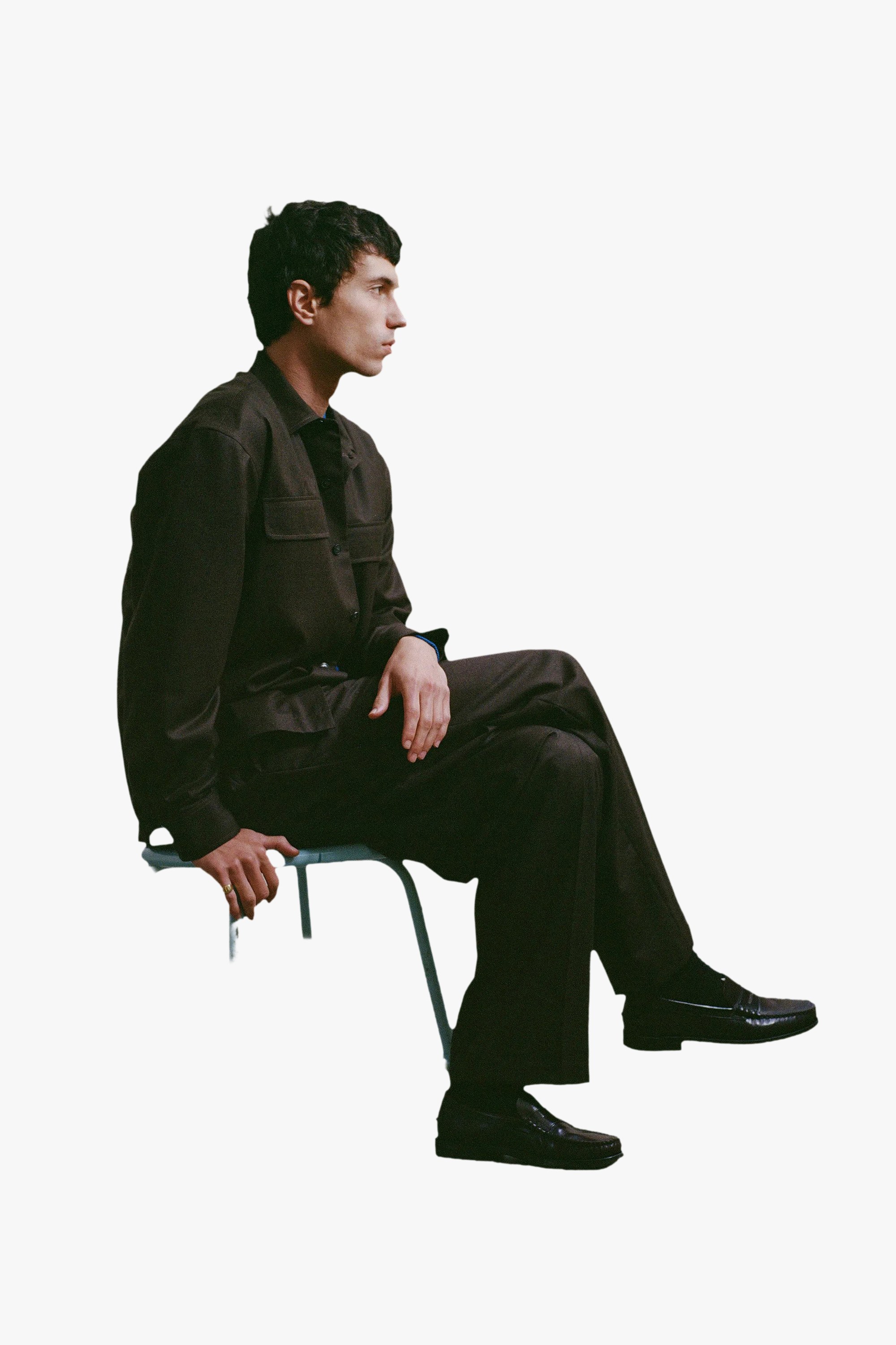 Flap Pocket Shirt March | Brown Noyoco Men