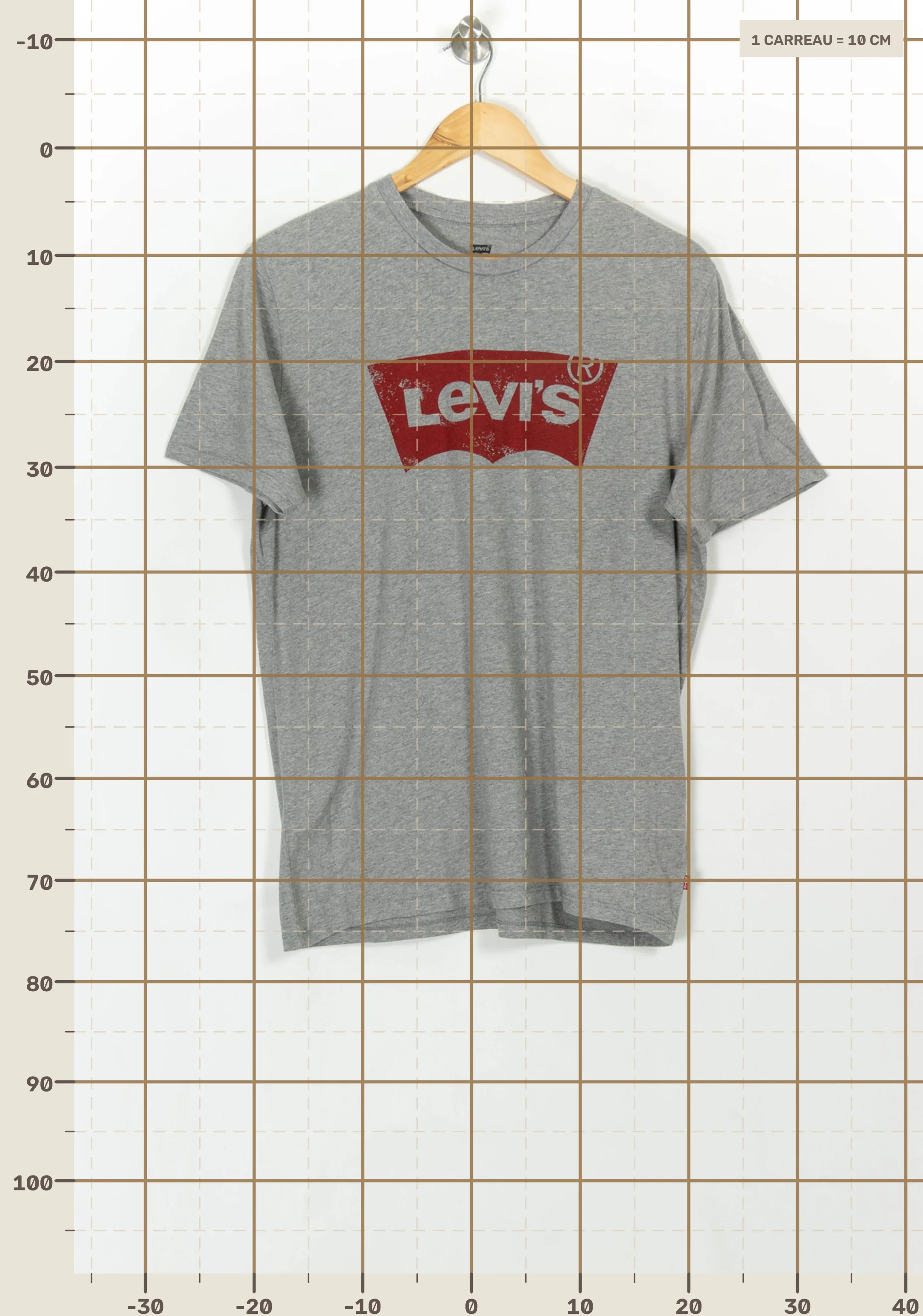 T-shirt LEVI'S - Seconde main Grey
