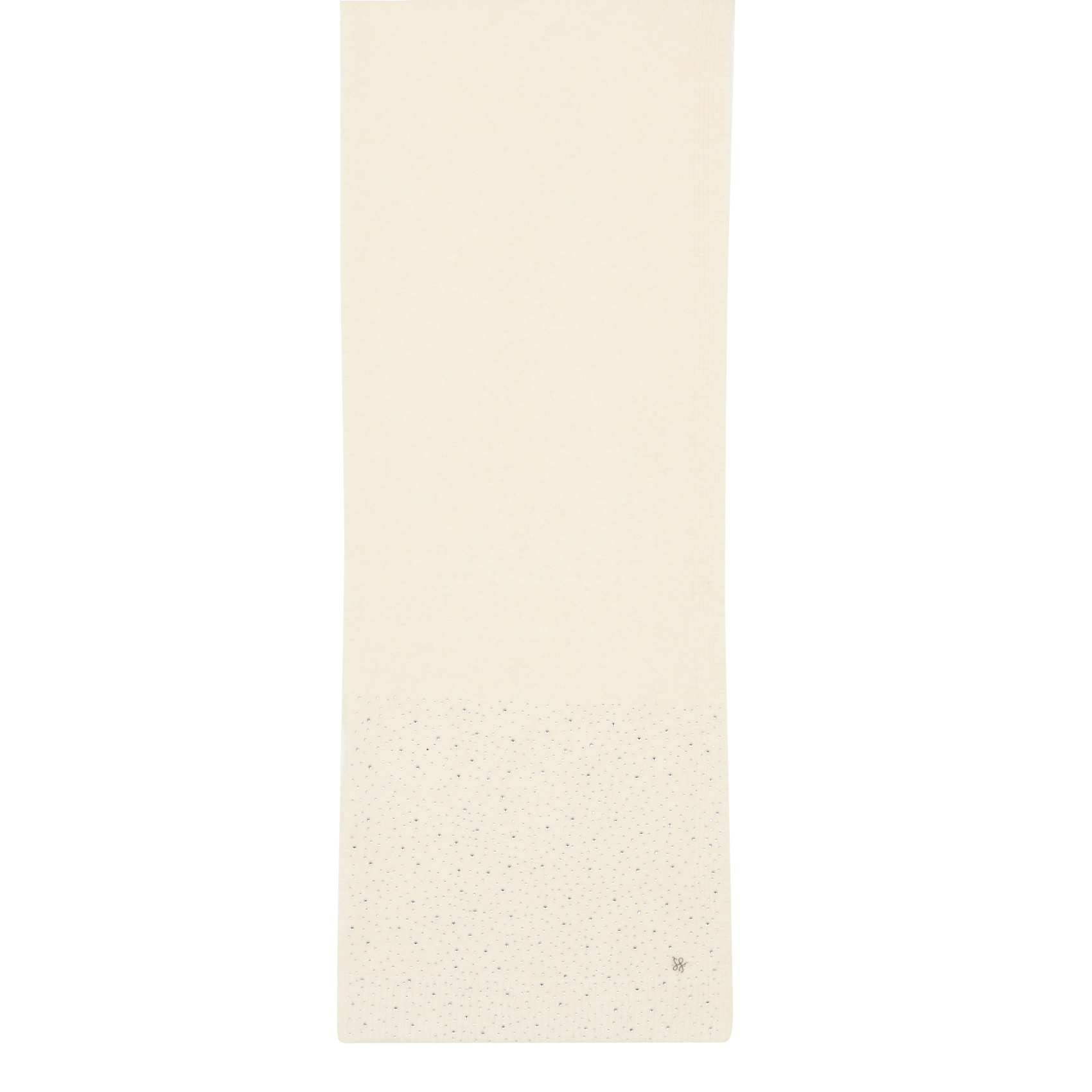 Diamanté scarf LA FEE MARABOUTEE White
