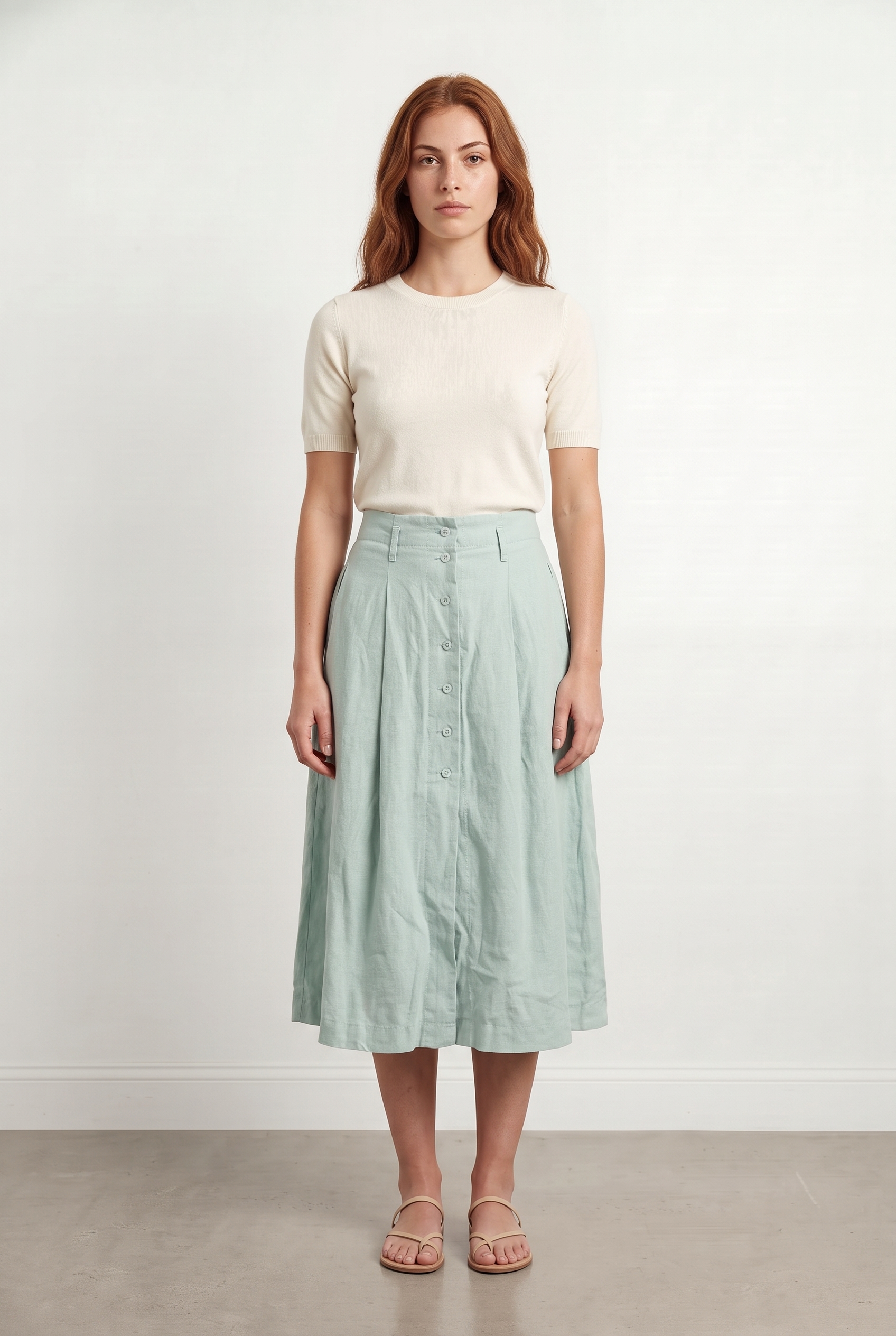 Long skirt COMPTOIR DES COTONNIERS - Seconde main Green