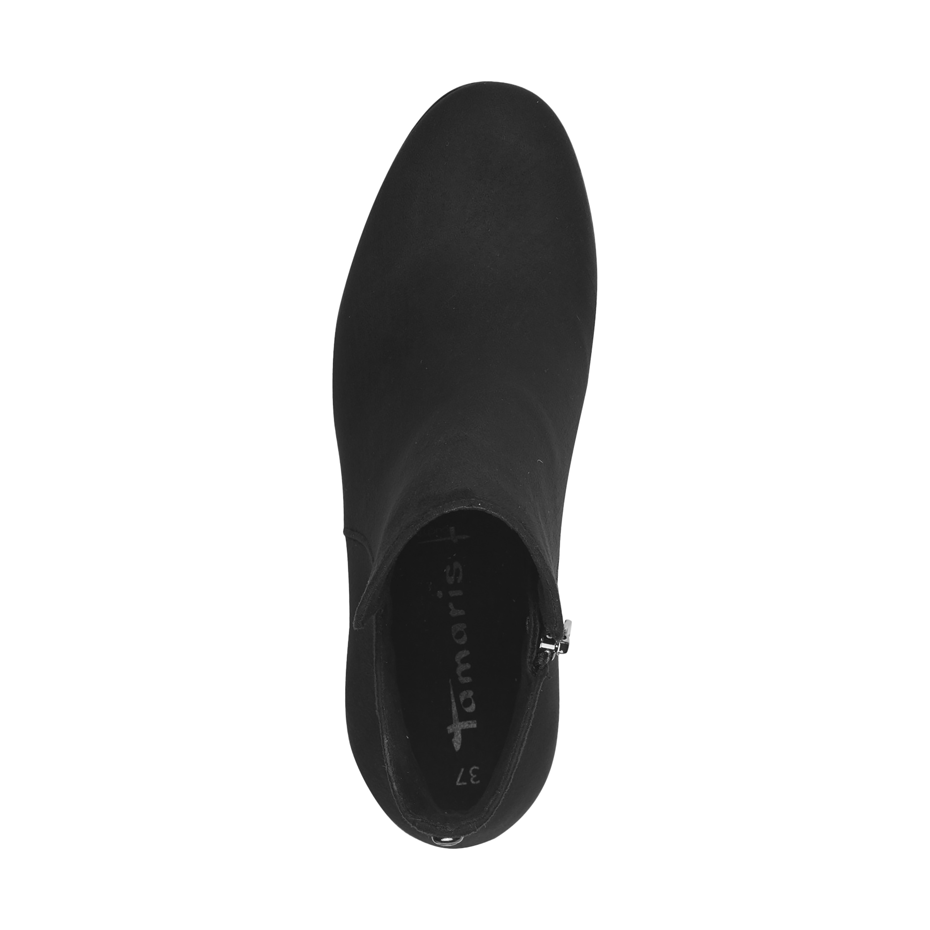Heeled ankle boots with zipper TAMARIS Black