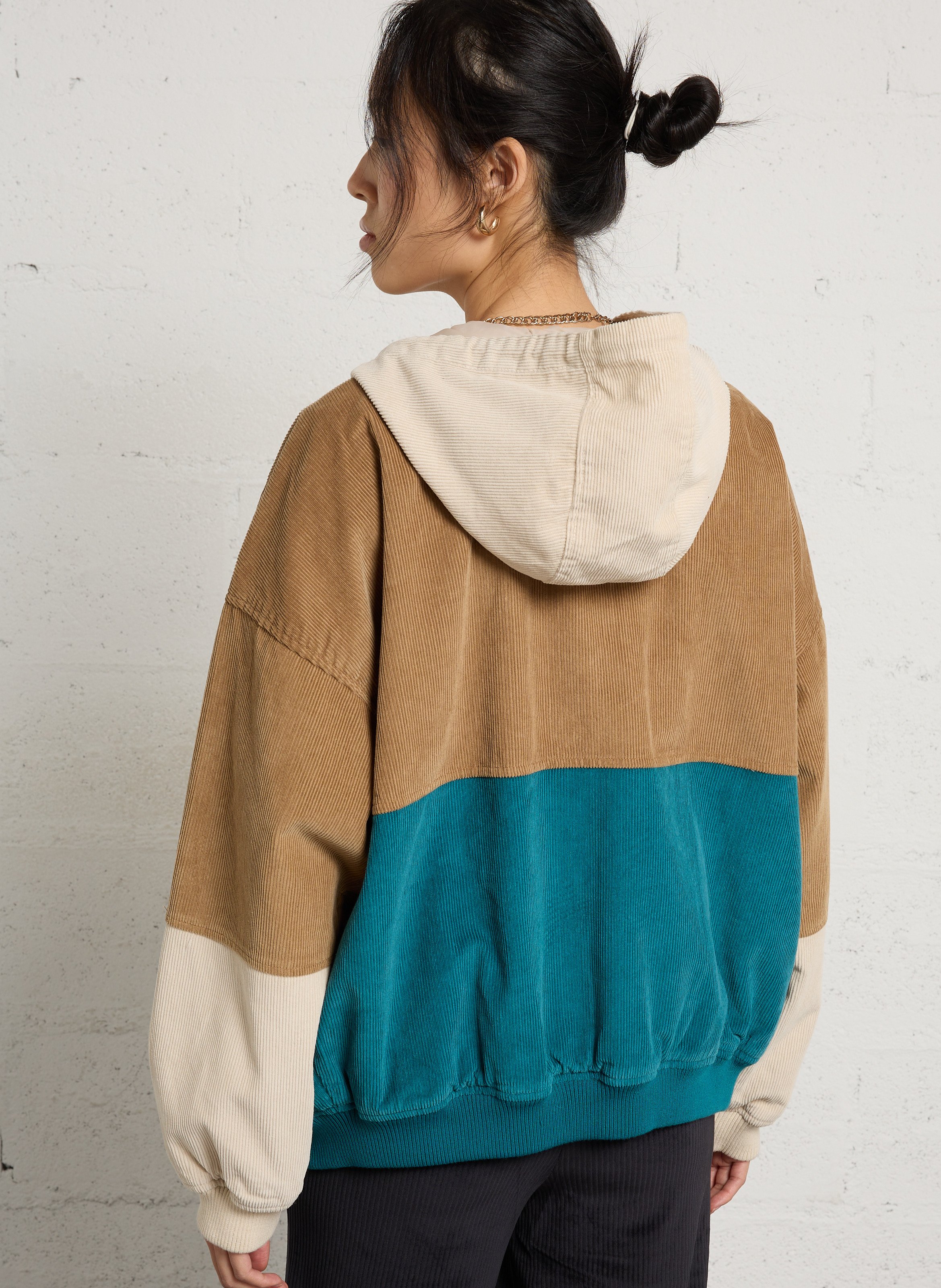 Oversized cotton corduroy jacket BILLABONG Multicolored