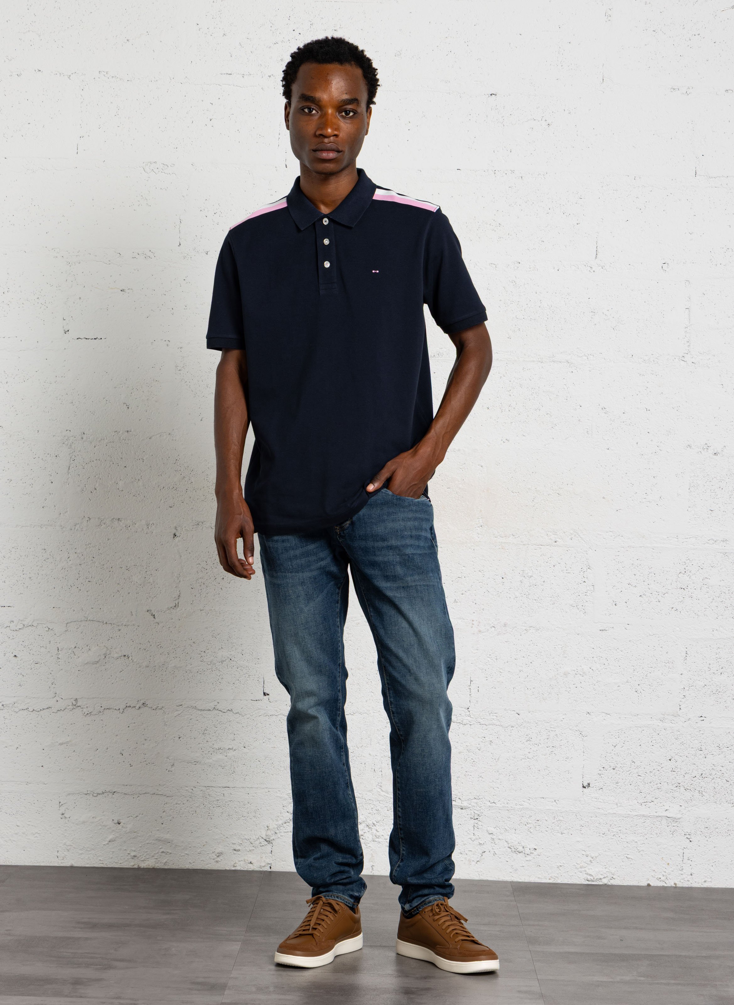 Slimfit-Jeans mit 5 Taschen LE TEMPS DES CERISES Blau