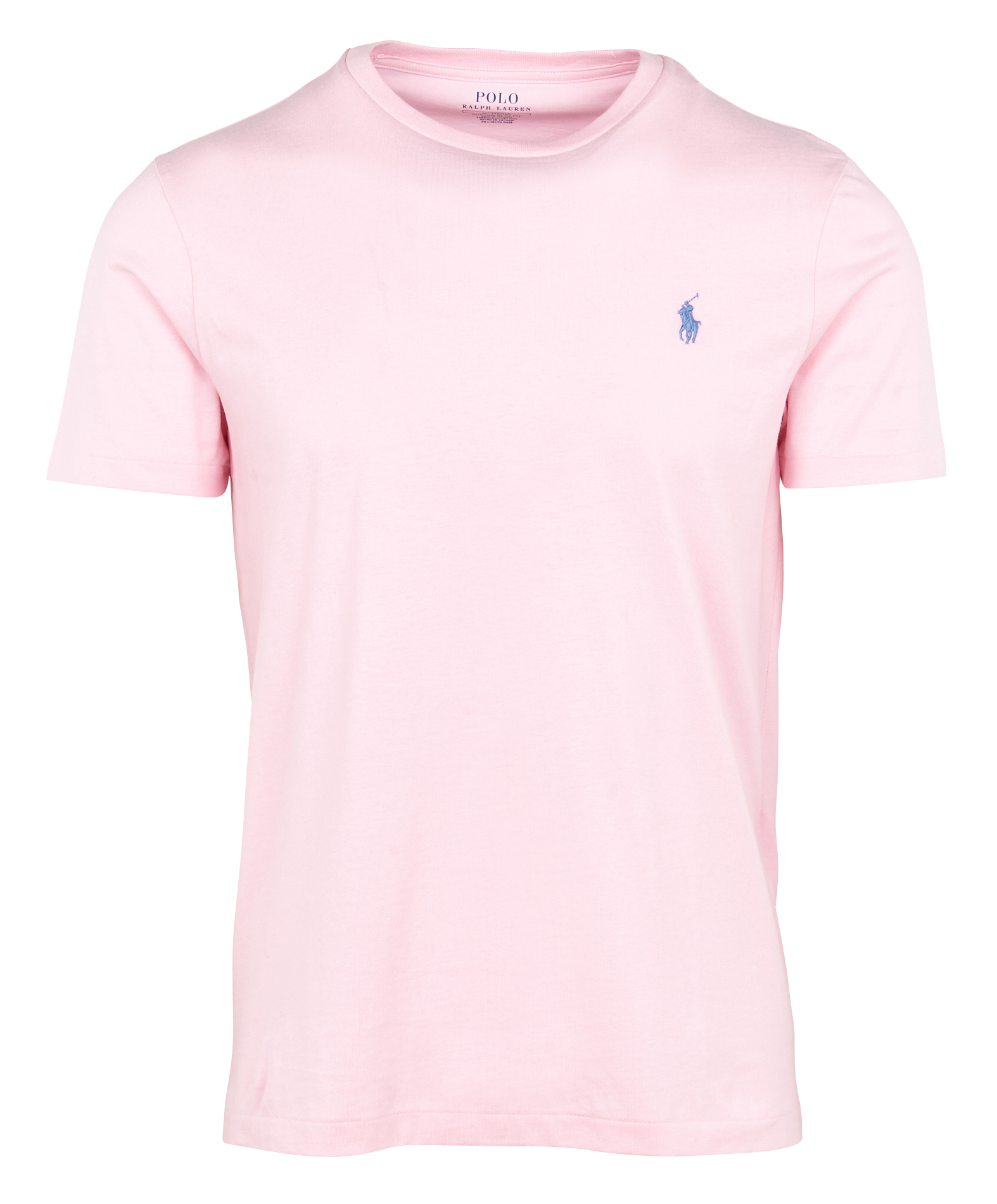 Tee-shirt col rond slim-fit en coton POLO RALPH LAUREN Rose