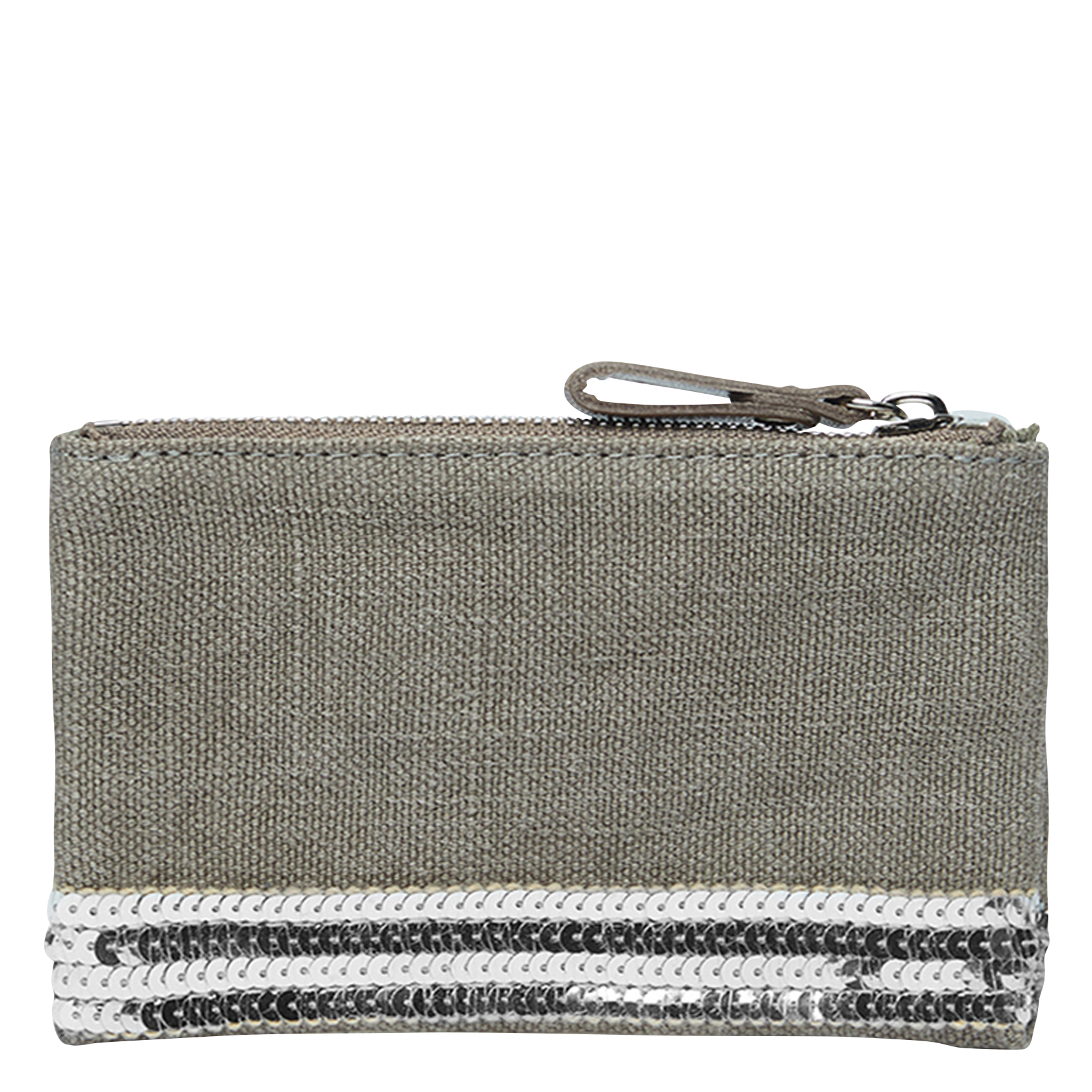 Linen toiletry bag with sequins VANESSA BRUNO