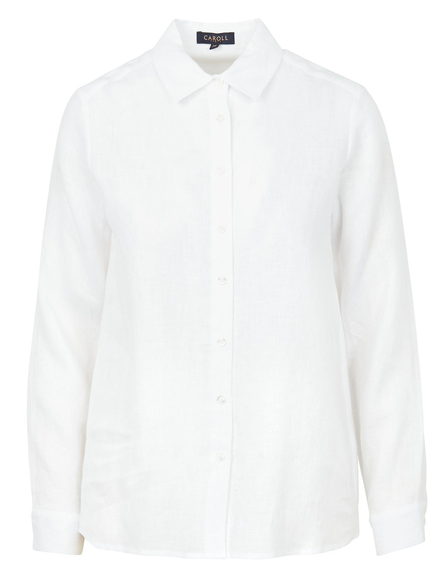 Linnen blouse CAROLL Wit