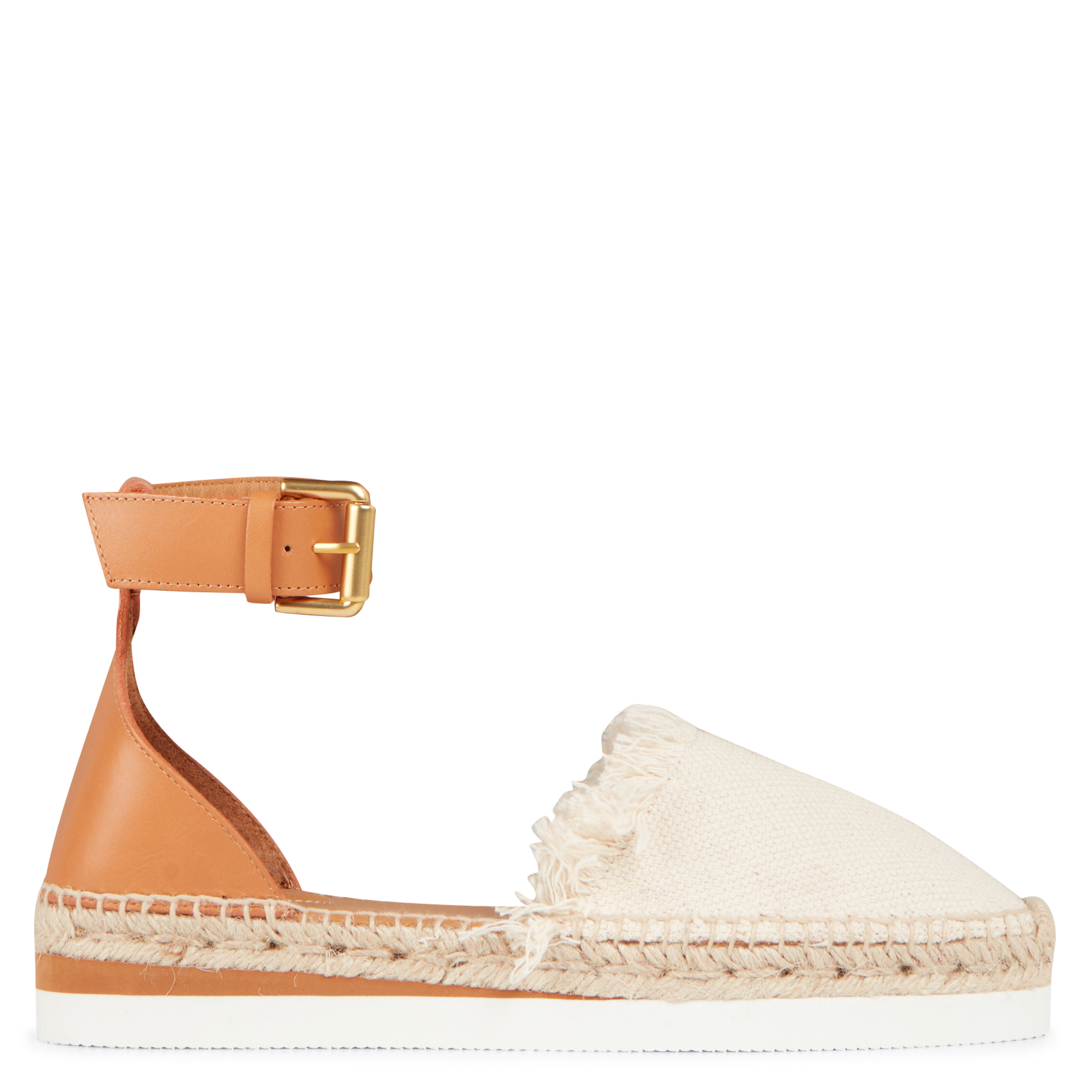 Canvas and leather espadrilles SEE BY CHLOE Beige