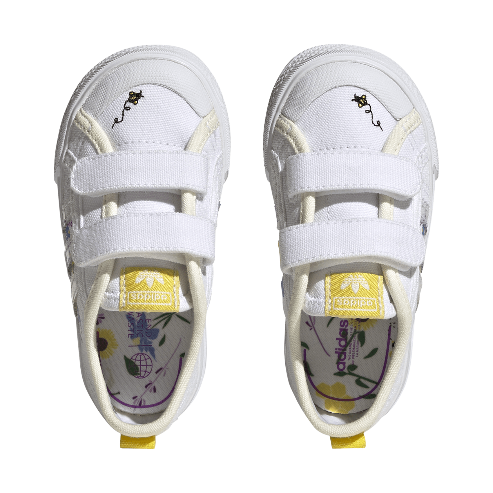 Low-top cotton sneakers ADIDAS White