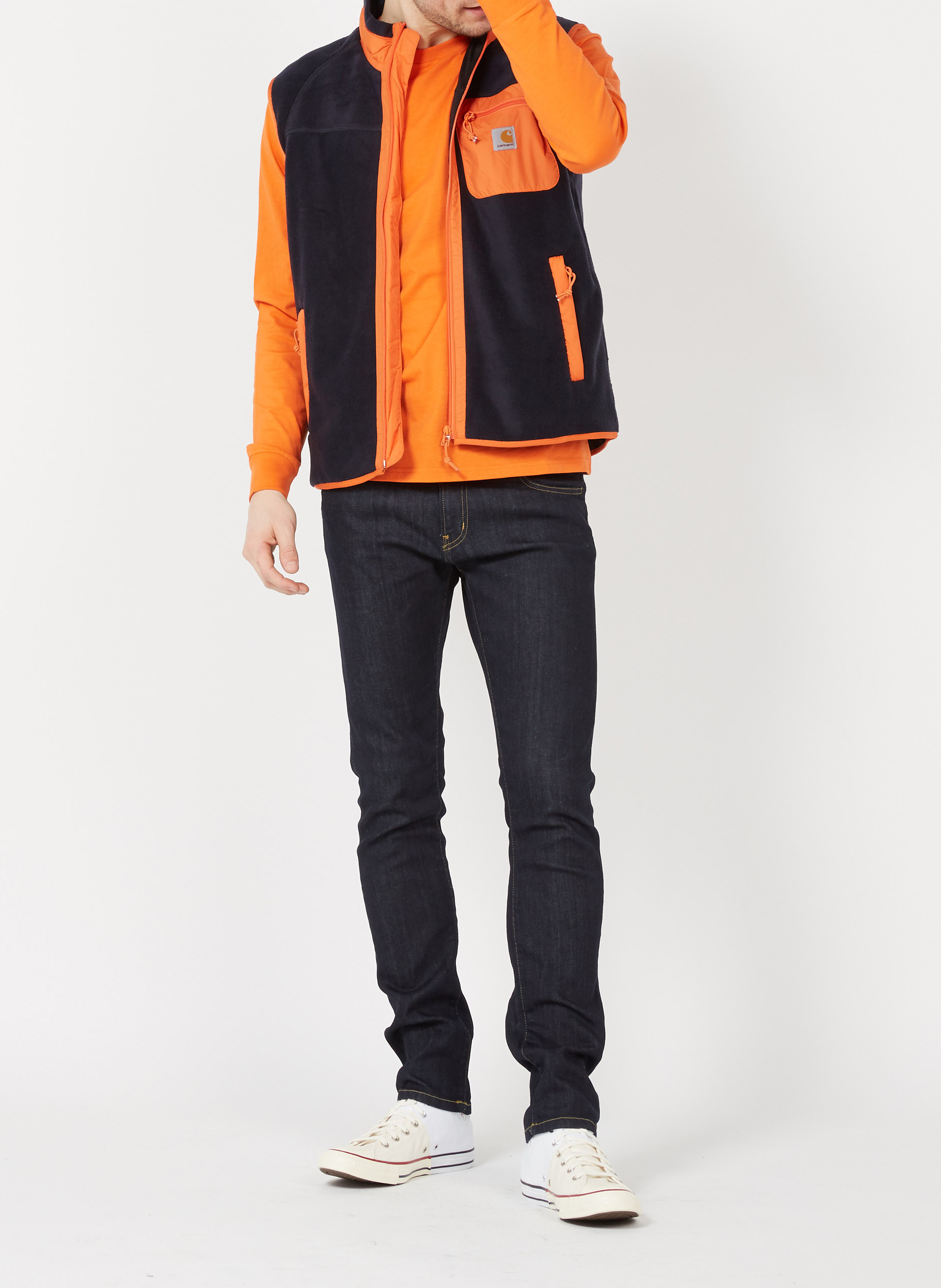 Fleece bodywarmer CARHARTT WIP Orange