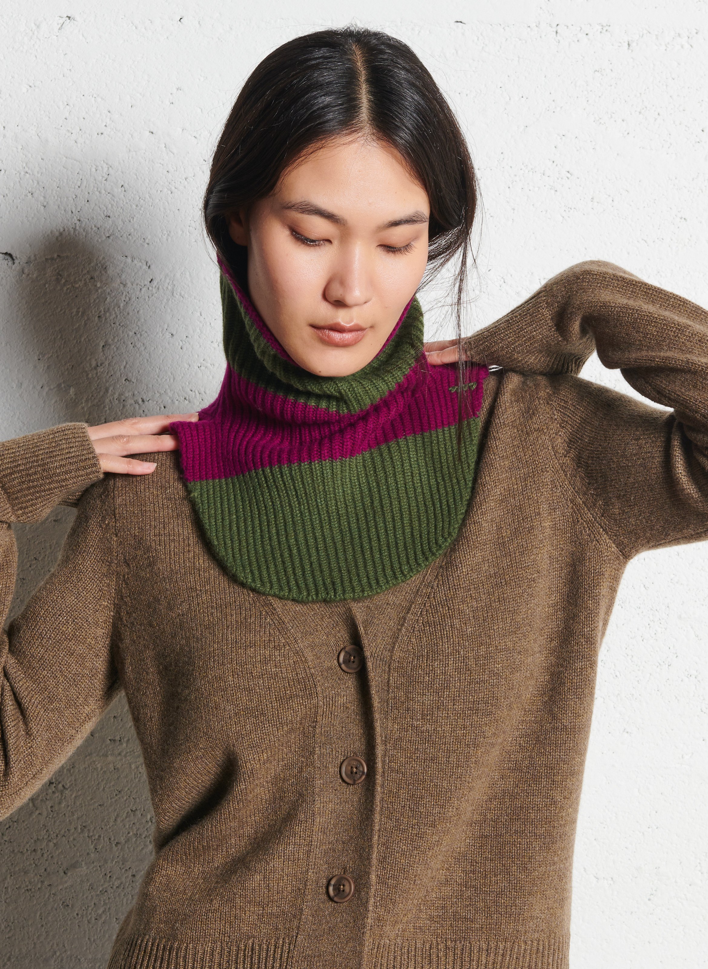 Coltrui van kasjmier KOON Kaki