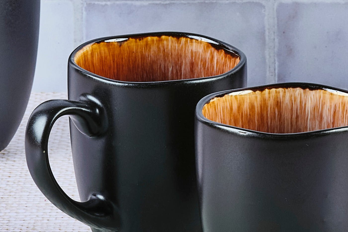 Mug iris 40cl - 6 pièces - marron sauvage BJORN Marron