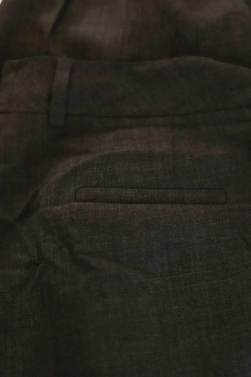 Pantalon droit en laine MODETROTTER - Seconde Main Gris