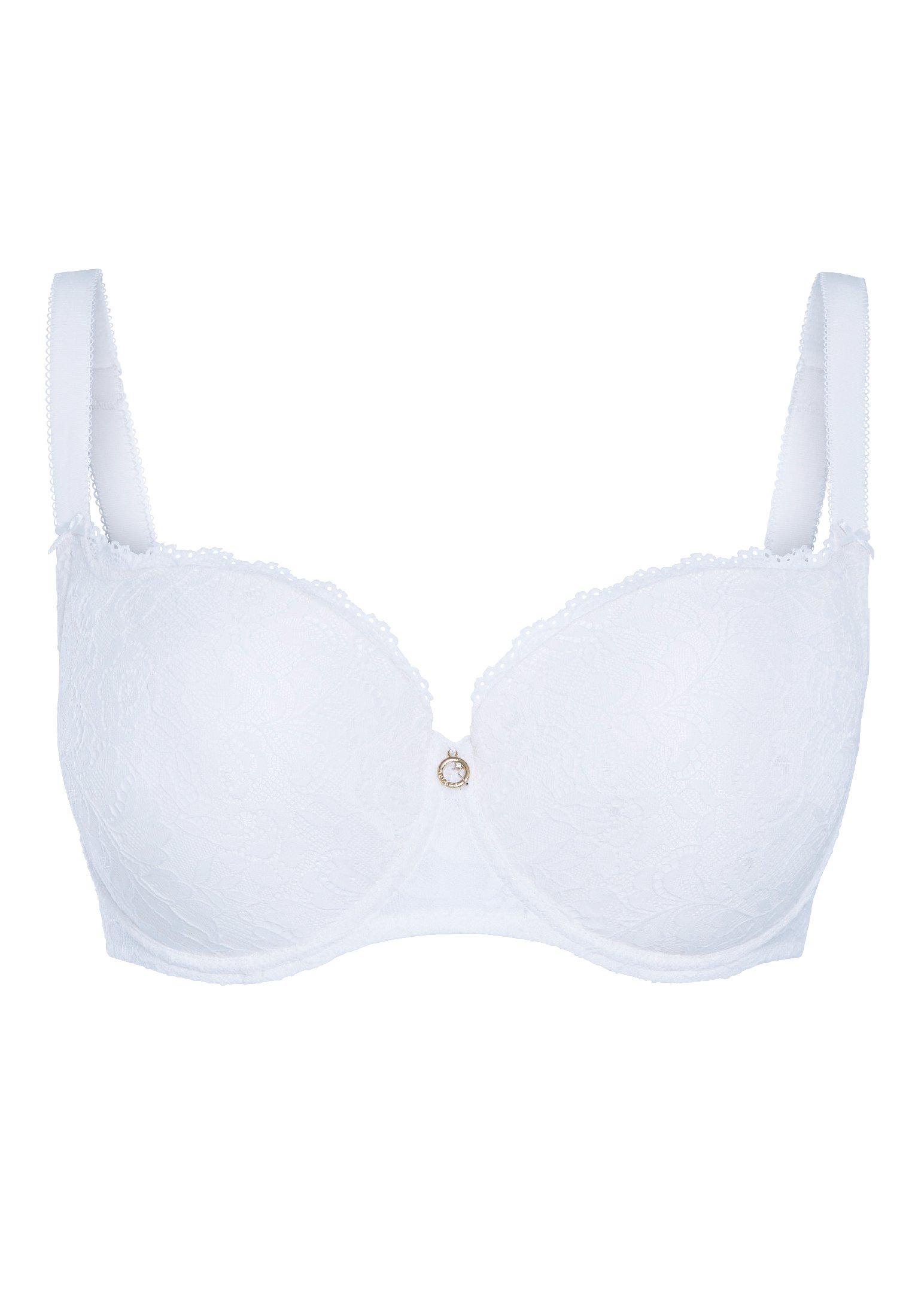 Comfort half-cup shell bra AUBADE White