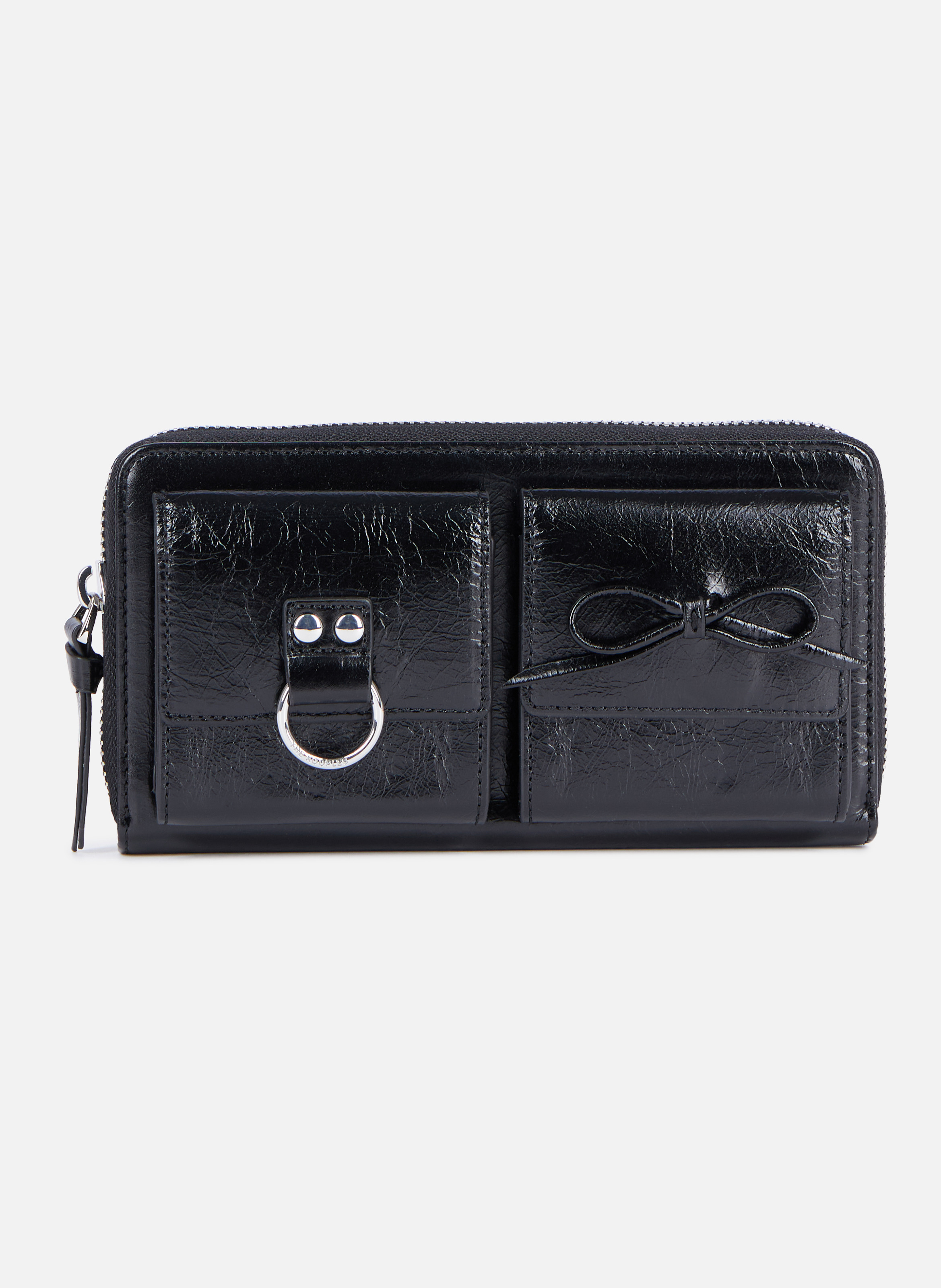 Amelia leather wallet THE KOOPLES Black