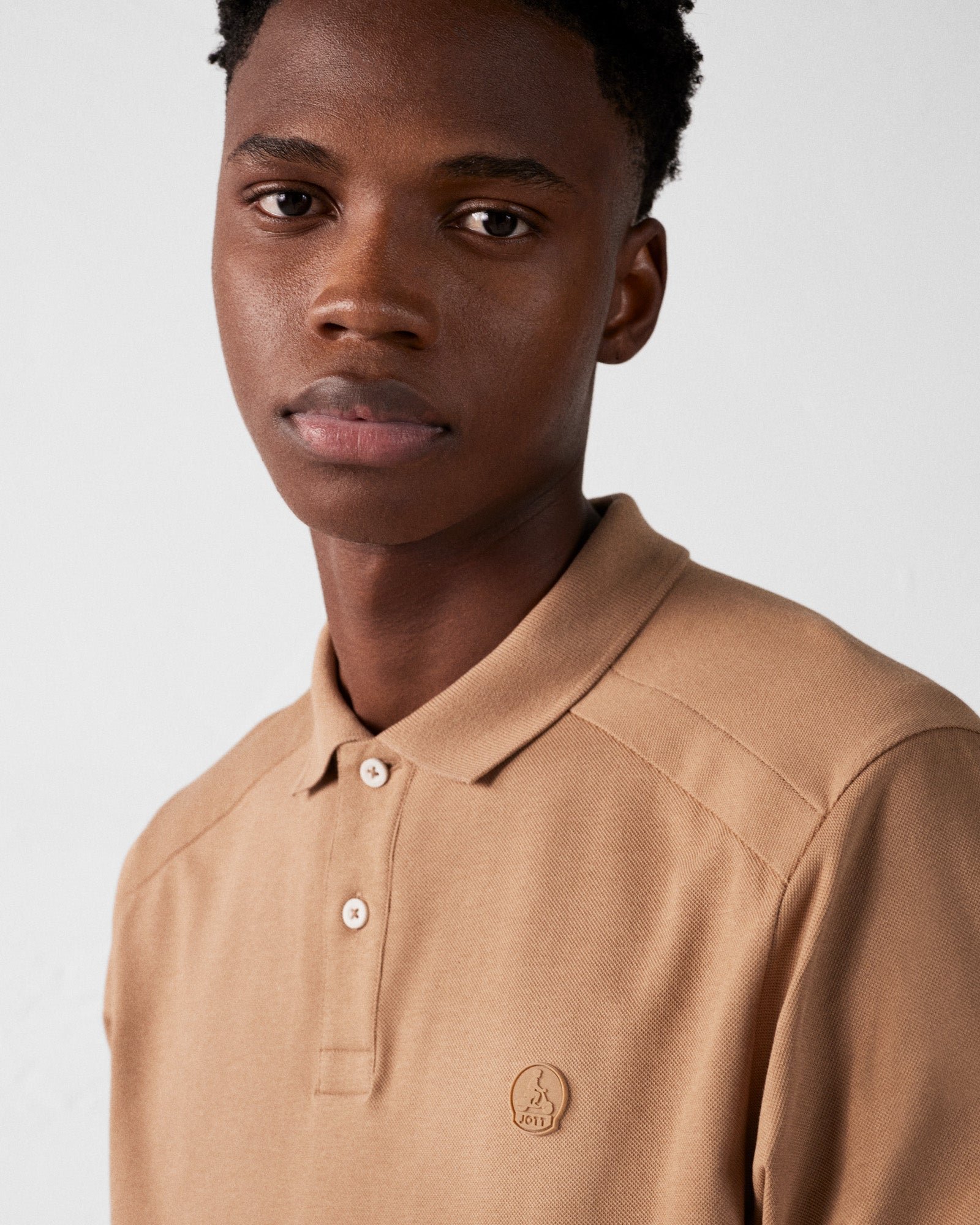 Alvaro cotton polo JOTT Brown