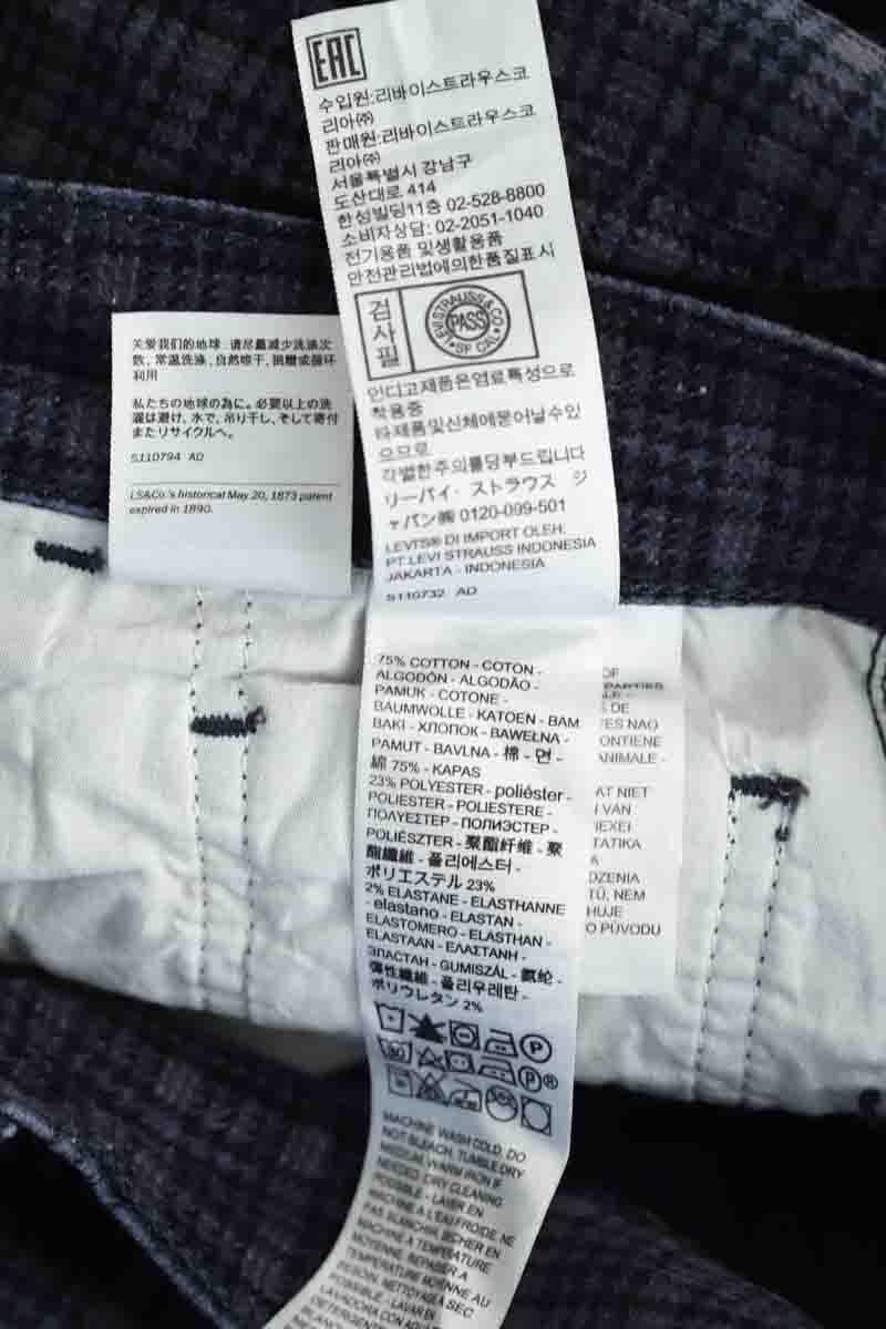 Slim-fit cotton cargo pants LEVI'S - Seconde main Blue